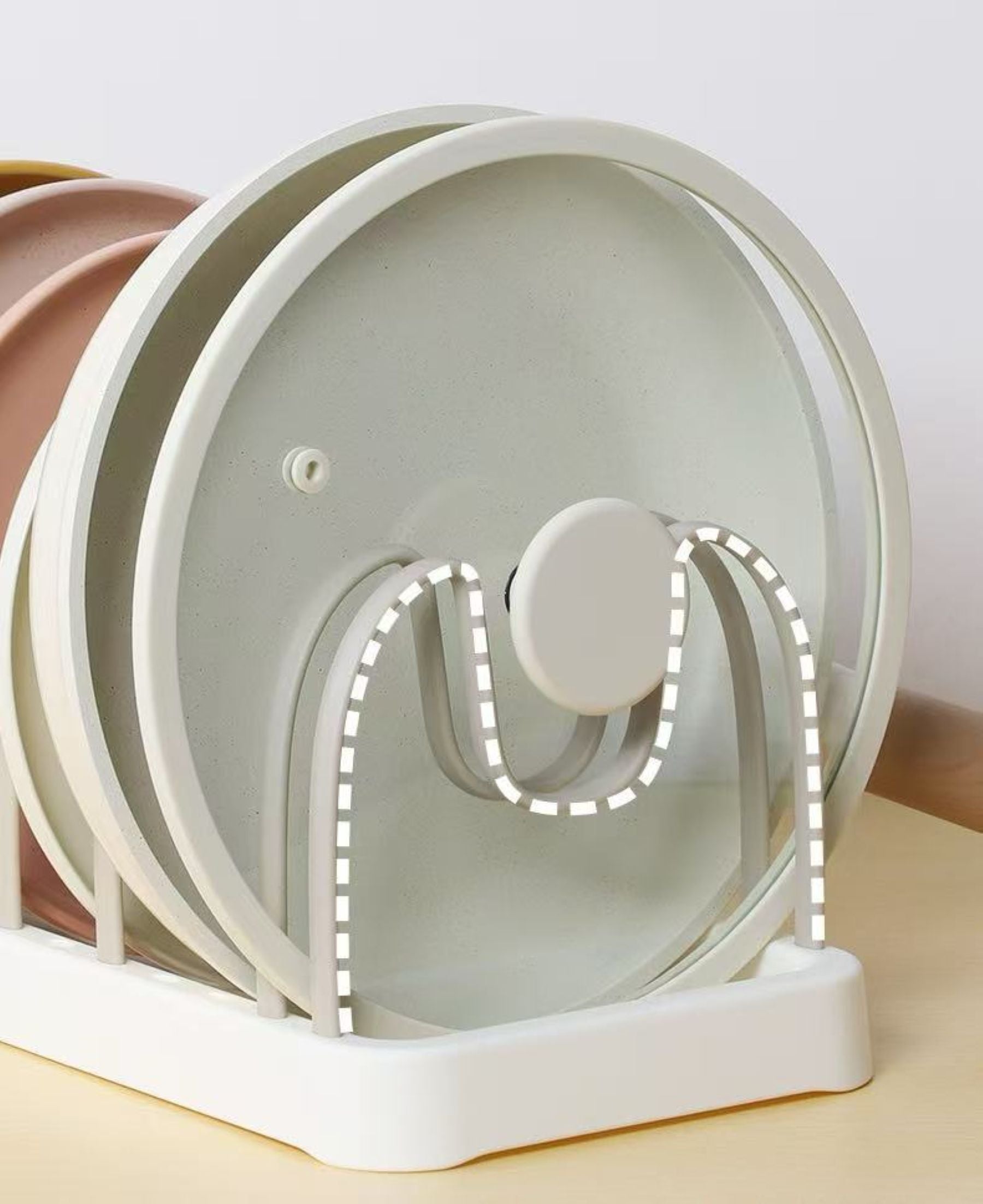 Dining Plate Storage Rack