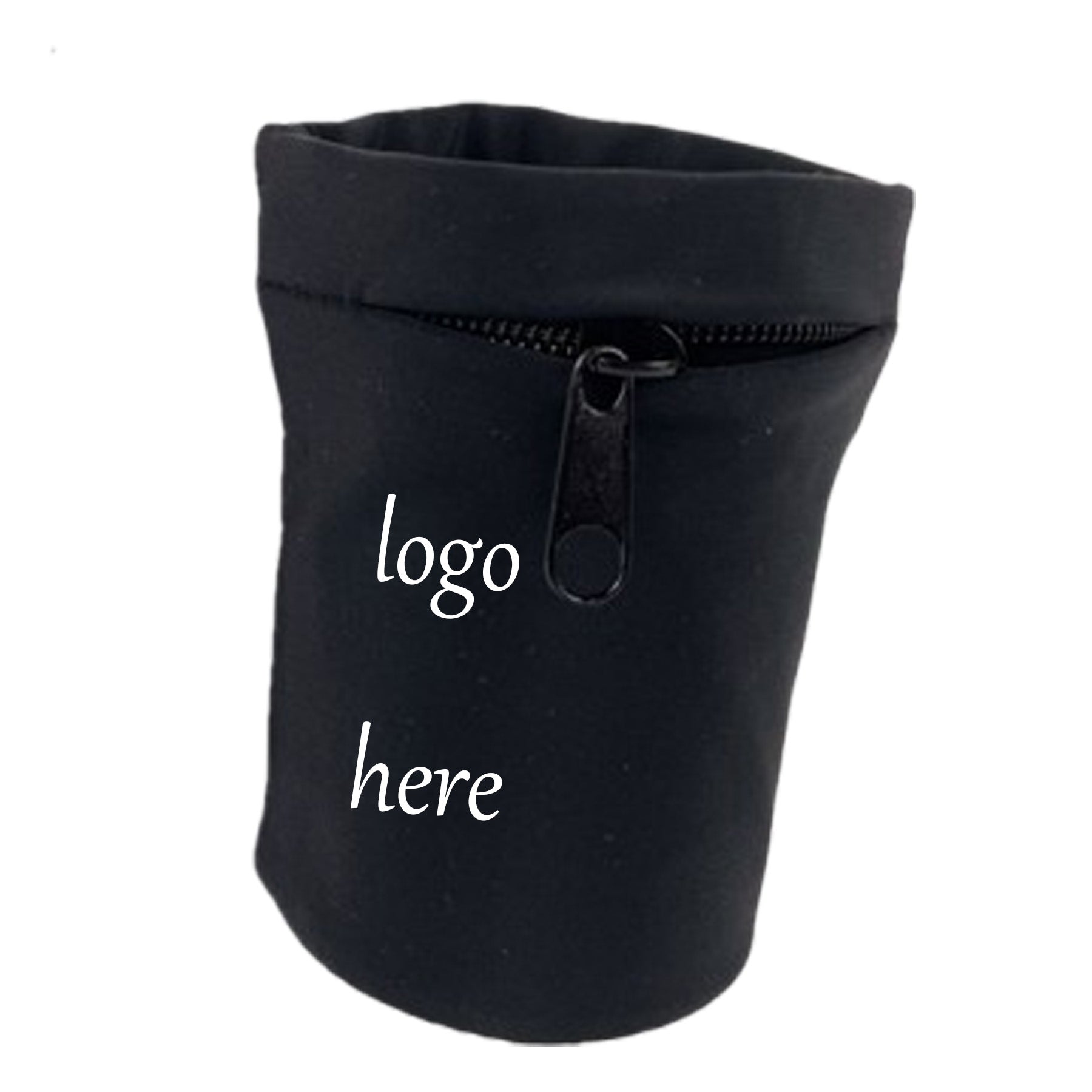 Black Wristband With Zipperd Pocket
