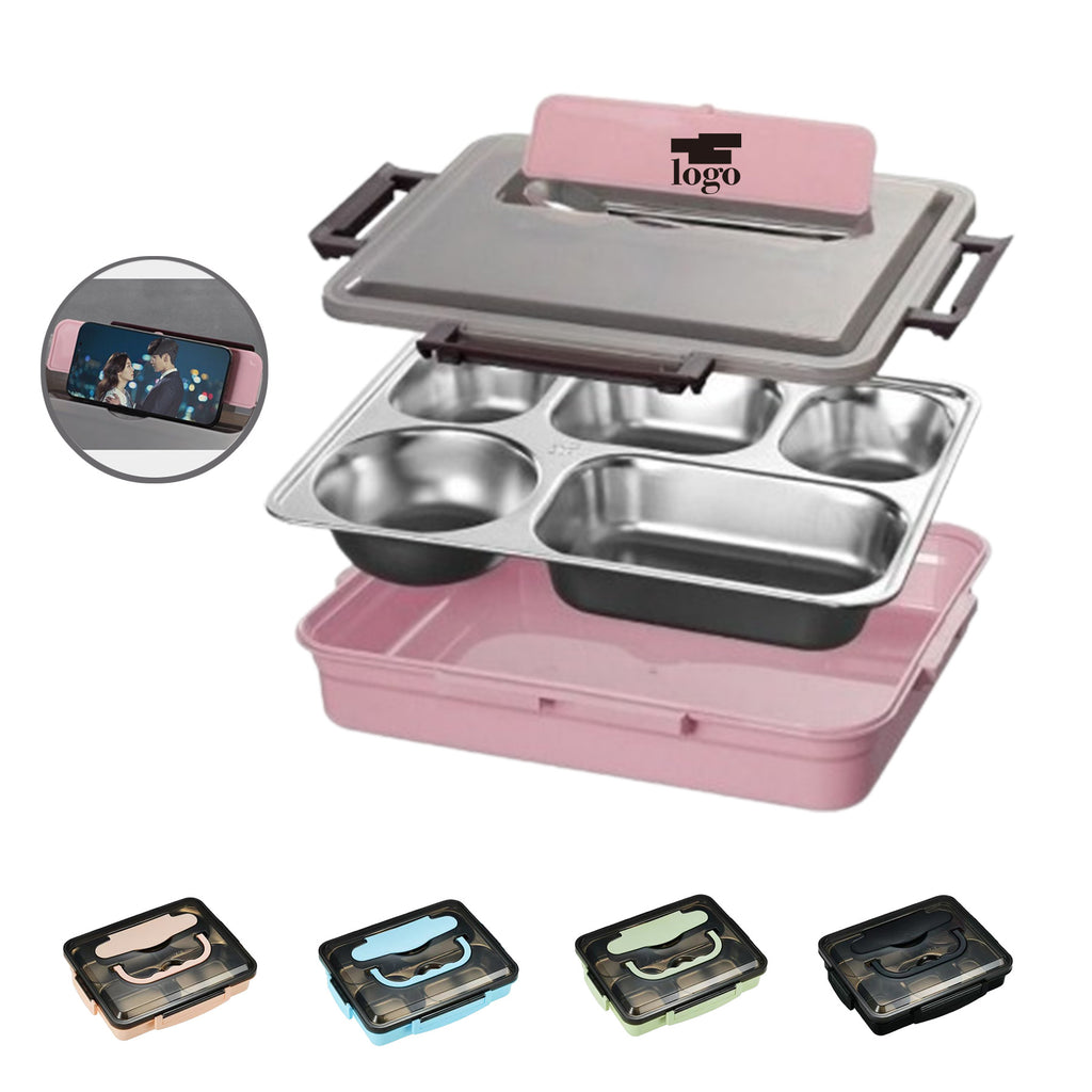Square Compartmentalized Bento Lunch Box