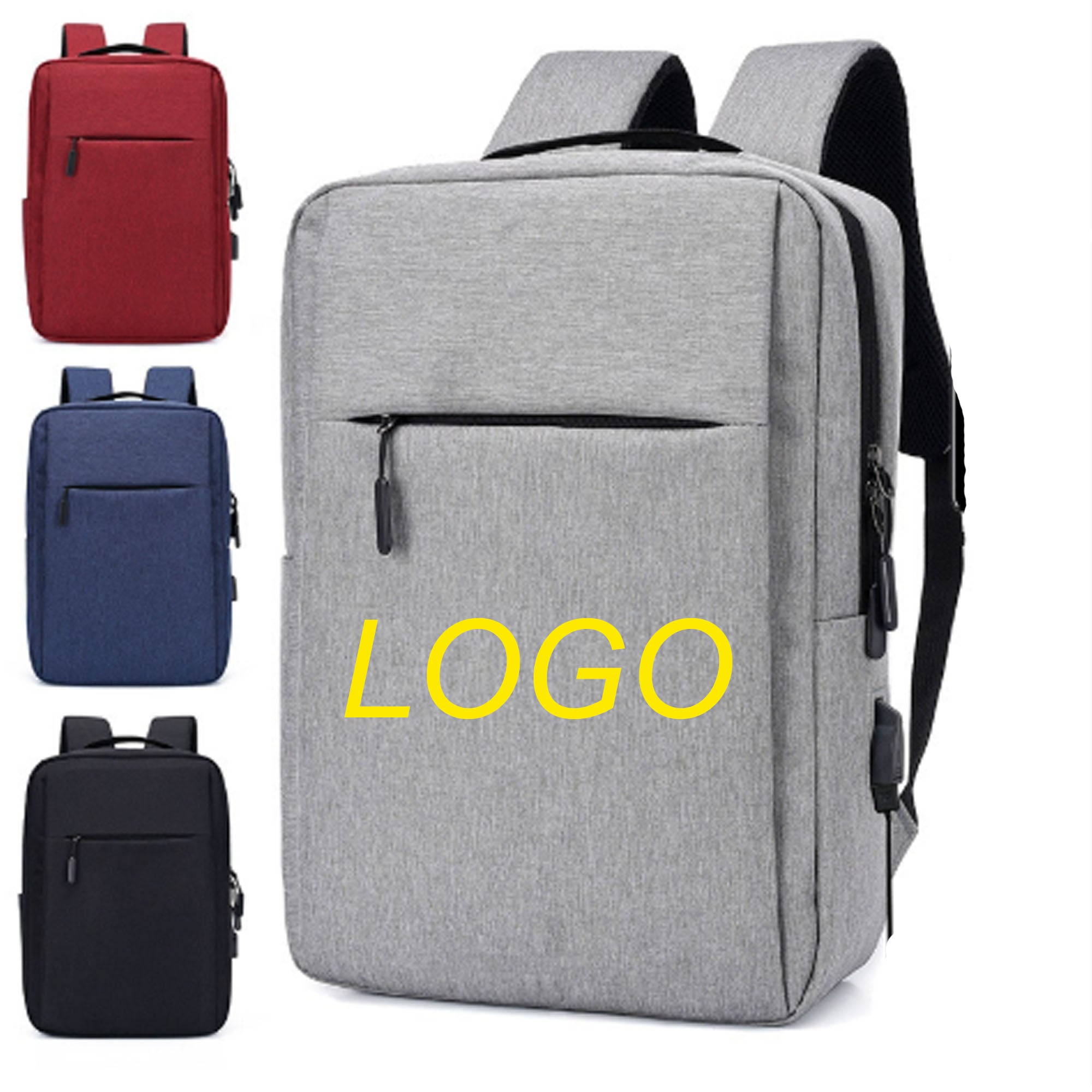 15" Polyester Casual High Tech Laptop Backpack Business Bag