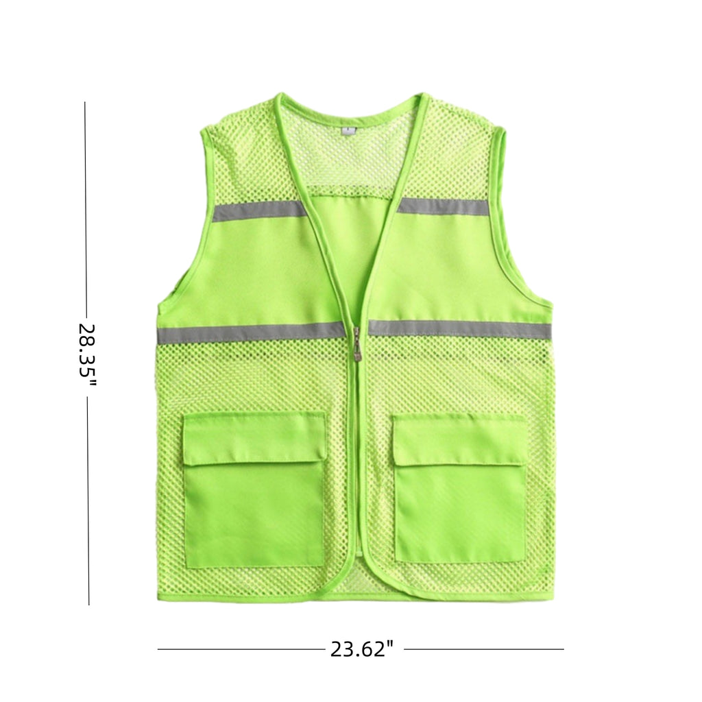 Reflective Strip Breathable Mesh Vest