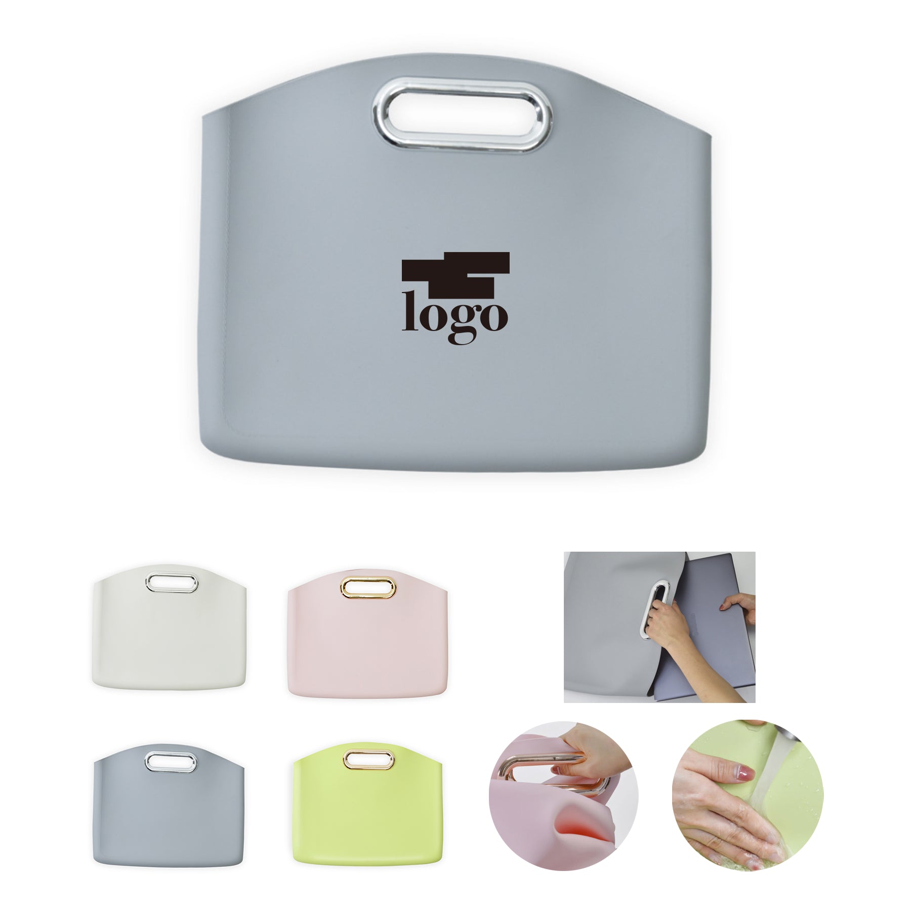Waterproof Scratch Resistant Silicone Laptop Bag