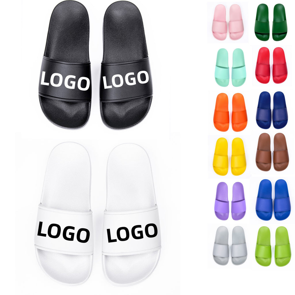 Personalized Solid Color PVC Universal Slipper Sandals