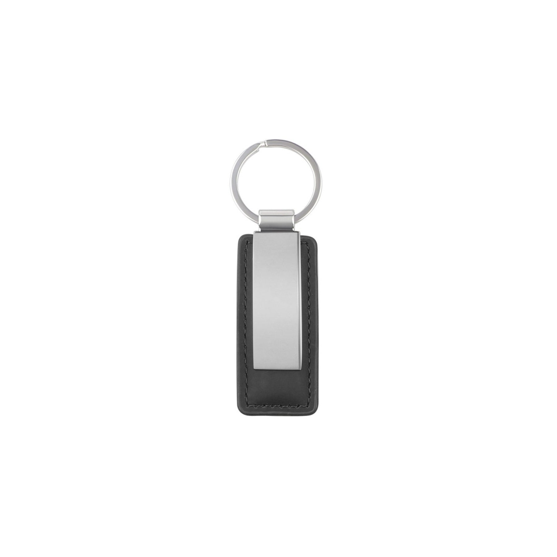 Metal Car Keychain with PU Leather