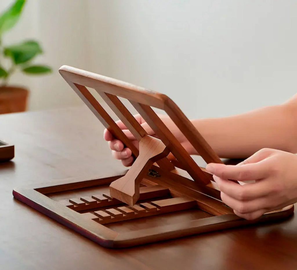 Wooden Computer Stand