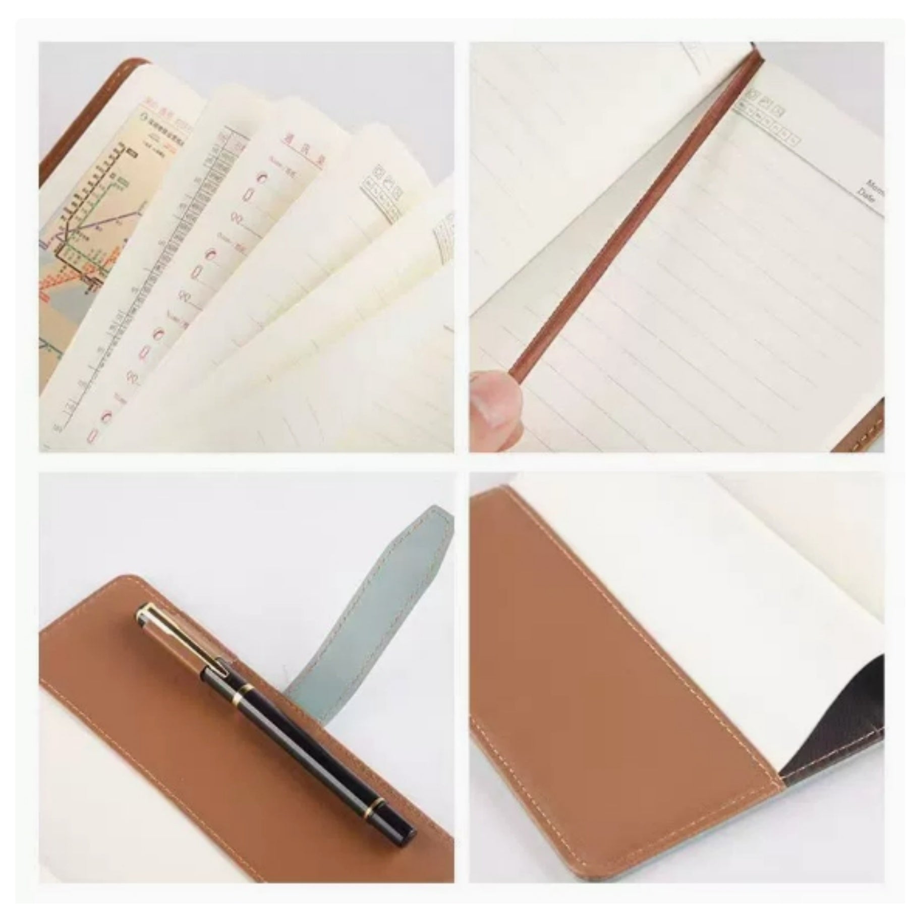A6 Portable Notebook With Detachable Design
