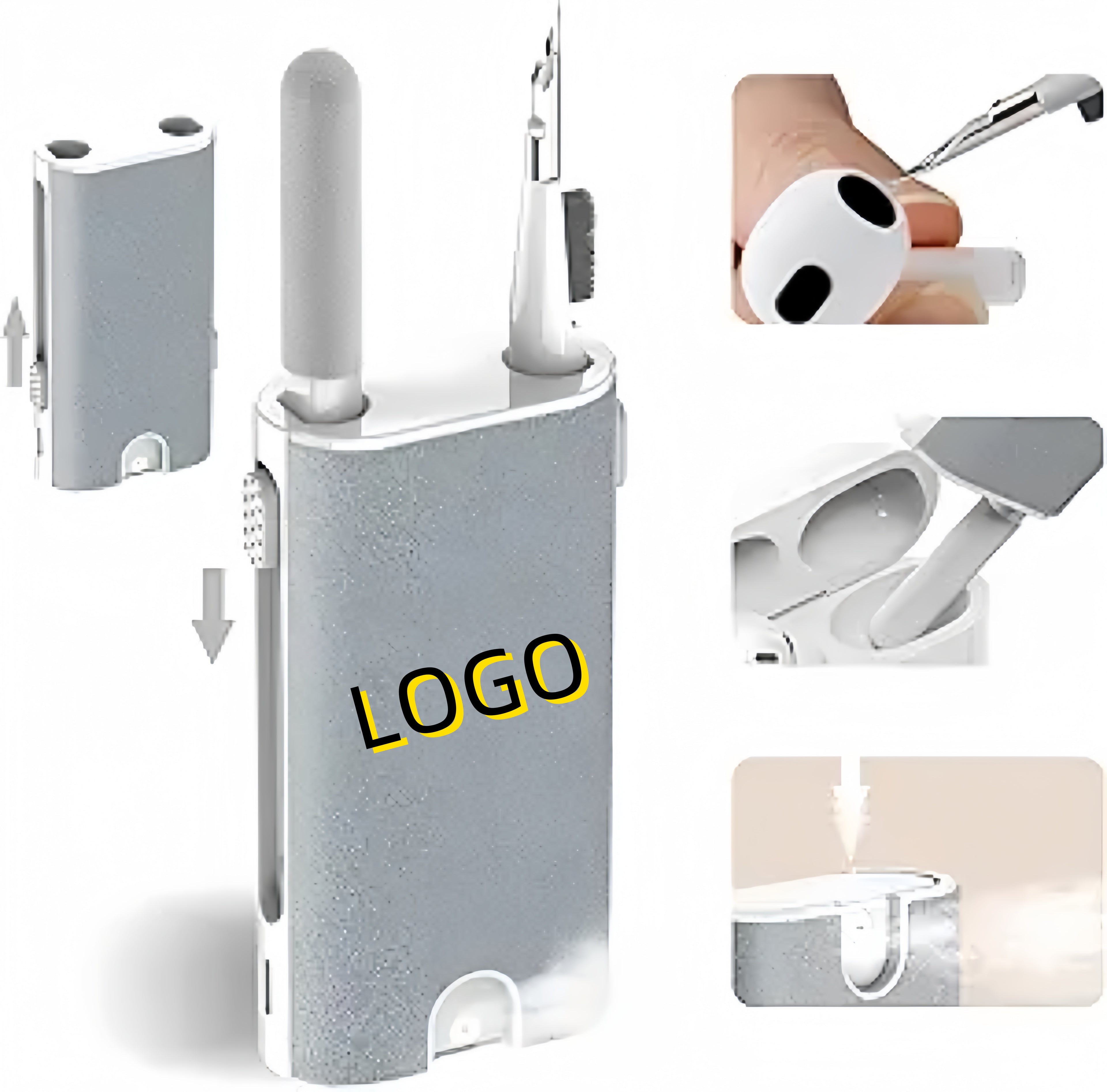 Multifunctional Headphone Cleaning Tool Keyboard Earphone Cleaner Brush Kit