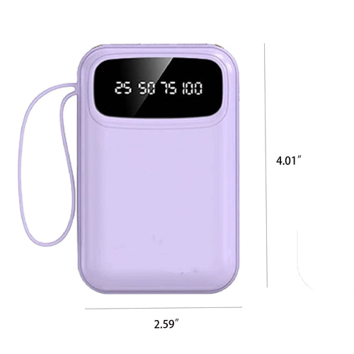 20000 mAh power bank comes with cable