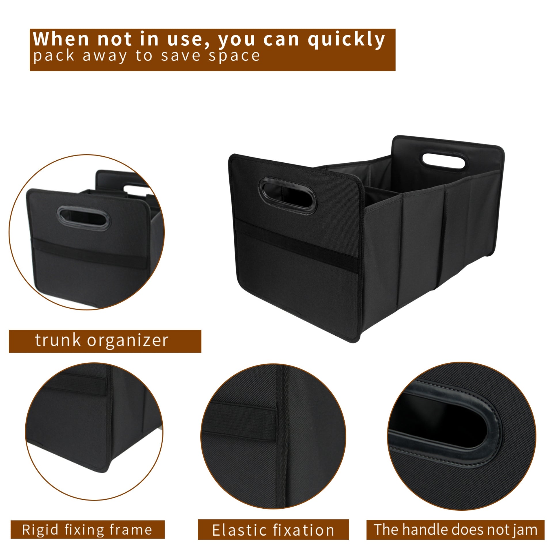 Collapsible Car Trunk Organizer