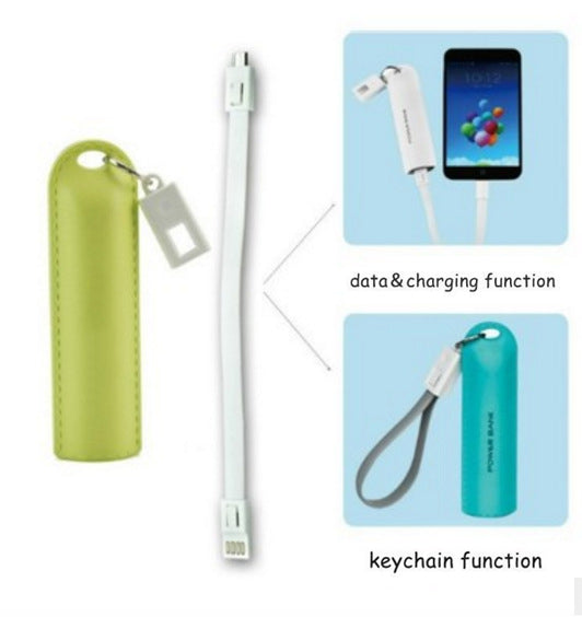Keychain Emergency Powerbank With Cable