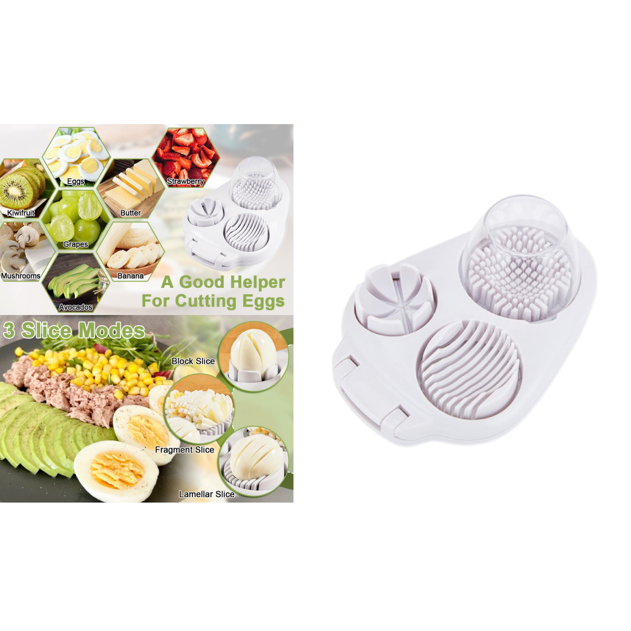 3-in-1 Egg Slicer