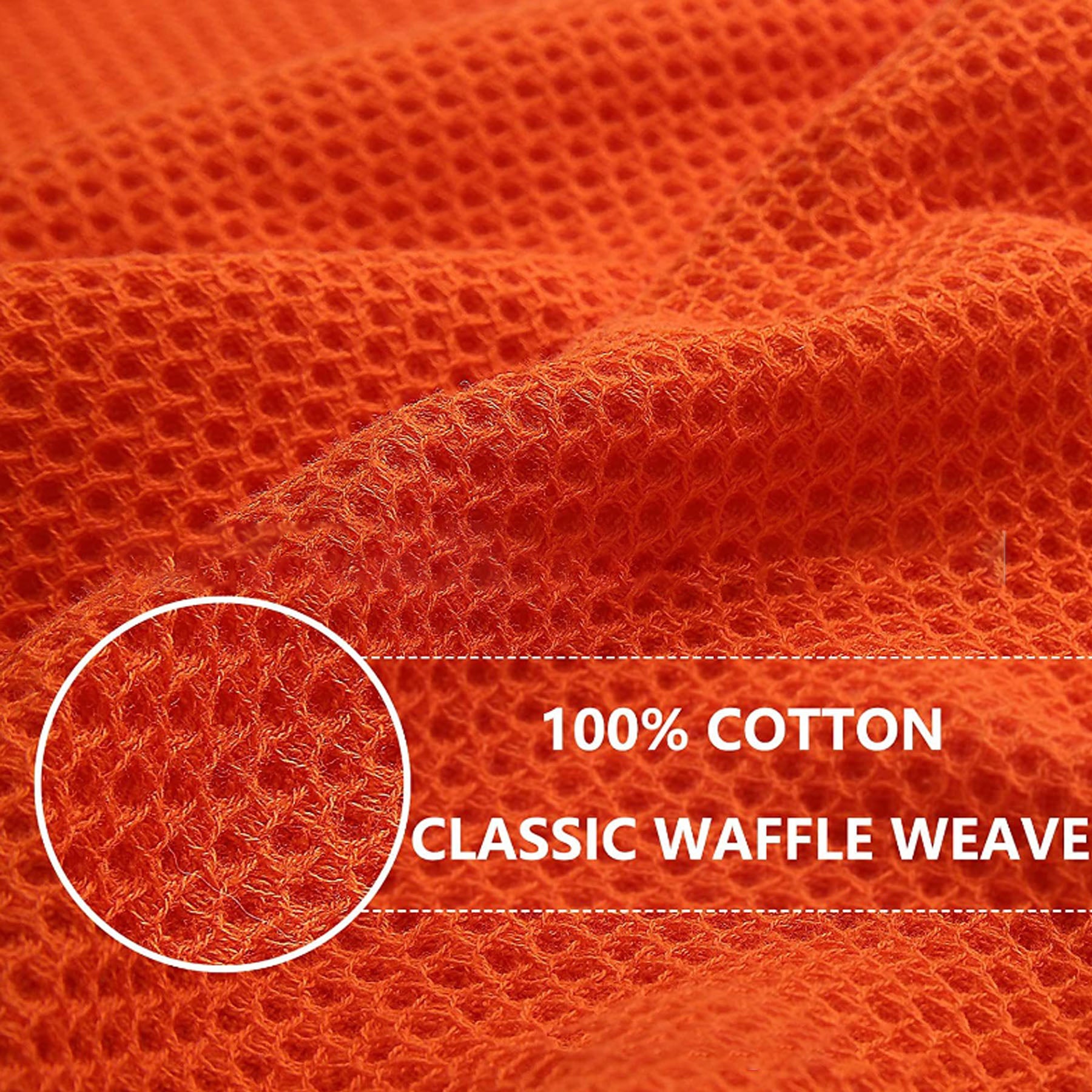 Cotton Waffle Weave Kitchen Dish Cloths