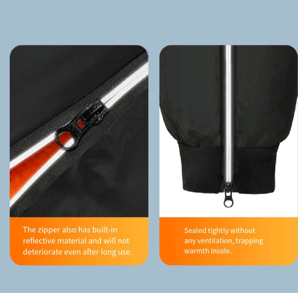 Riding Knee Guards Reflective Zipper Ankle Cover Thermal