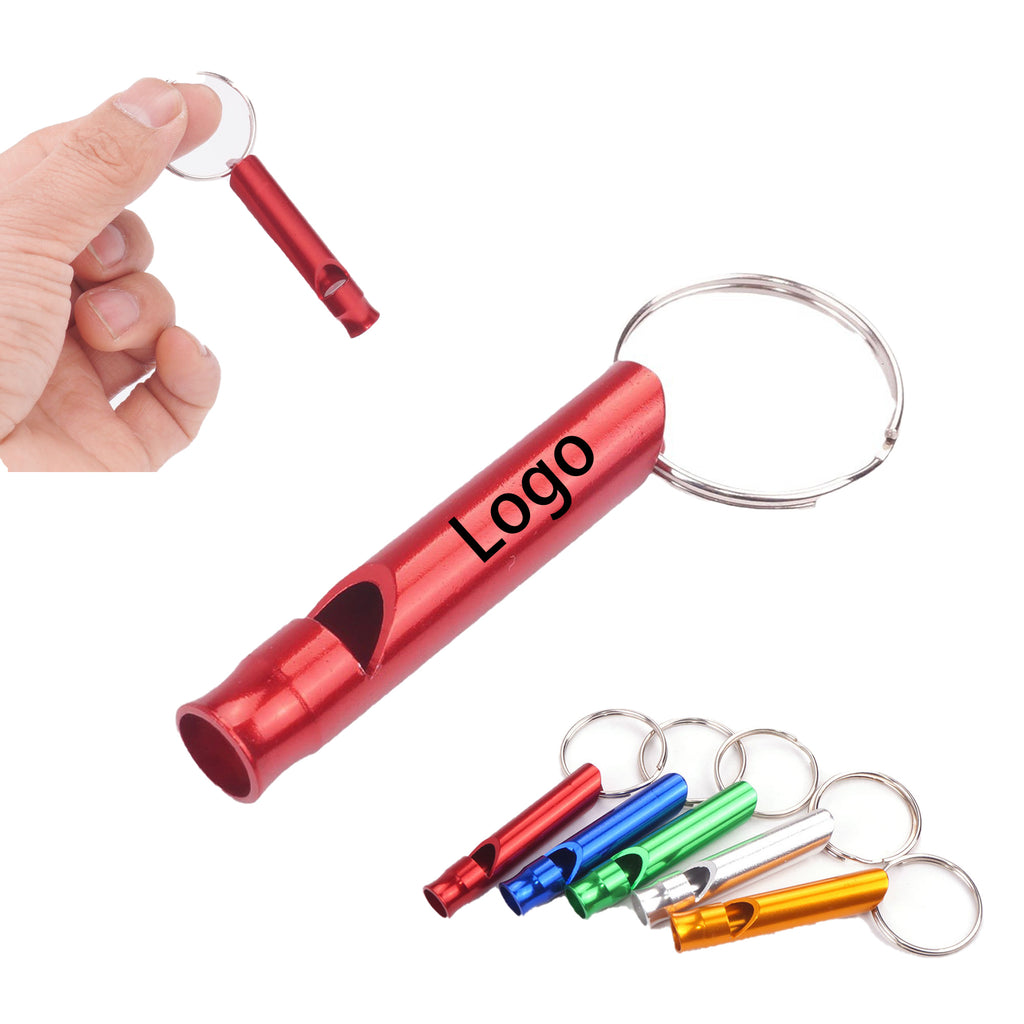 Aluminum High-Pitch Survival Whistle