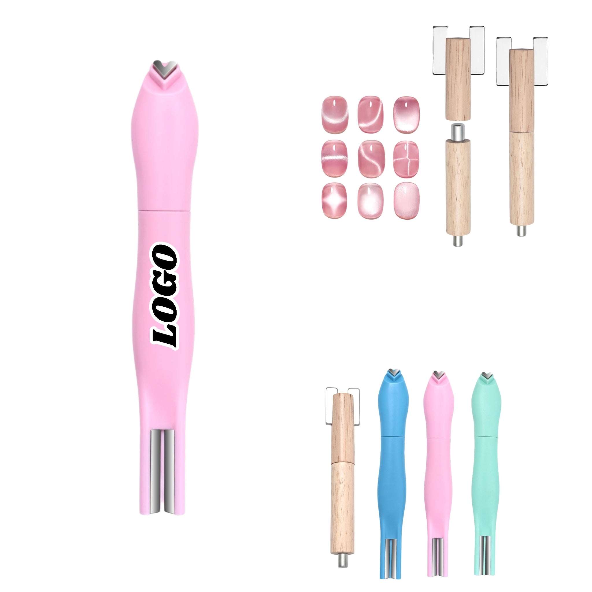 Magnetic Cat Eye Kit Interchangeable Magnets Gel Set