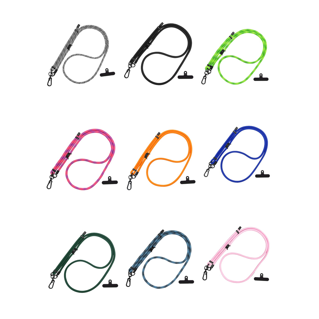 8mm Polyester Phone Lanyard Adjustable Crossbody Anti Loss