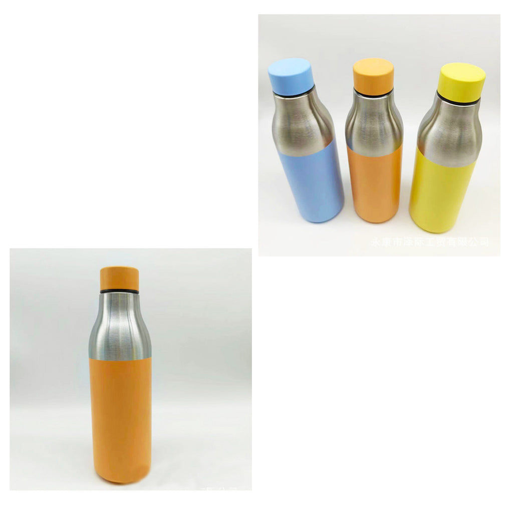 18 Oz. Stainless Steel Cola Shaped Bottle