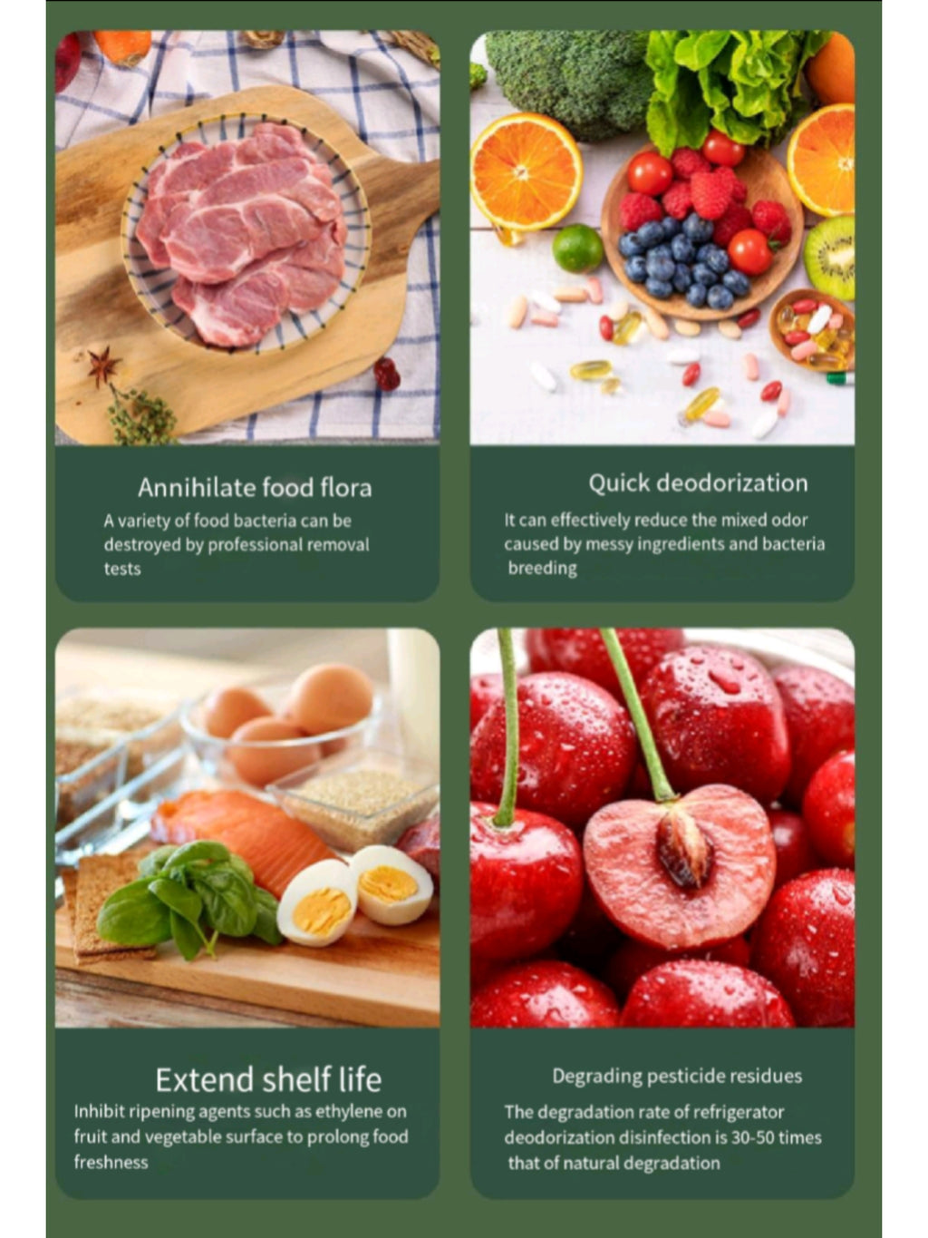 Refrigerator Ozone Deodorizer