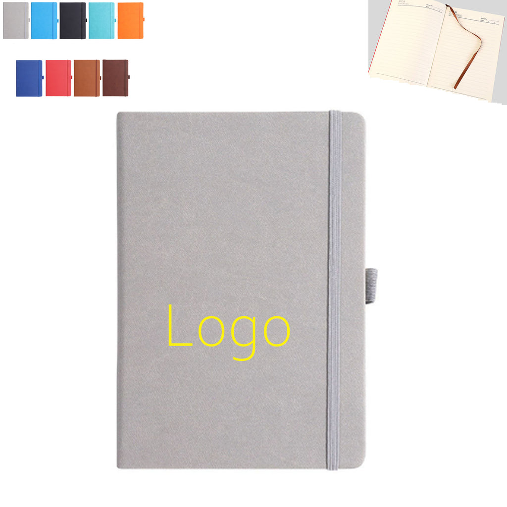 A5 Notebook, Eye-Care Lined Journal with Bookmark Ribbon