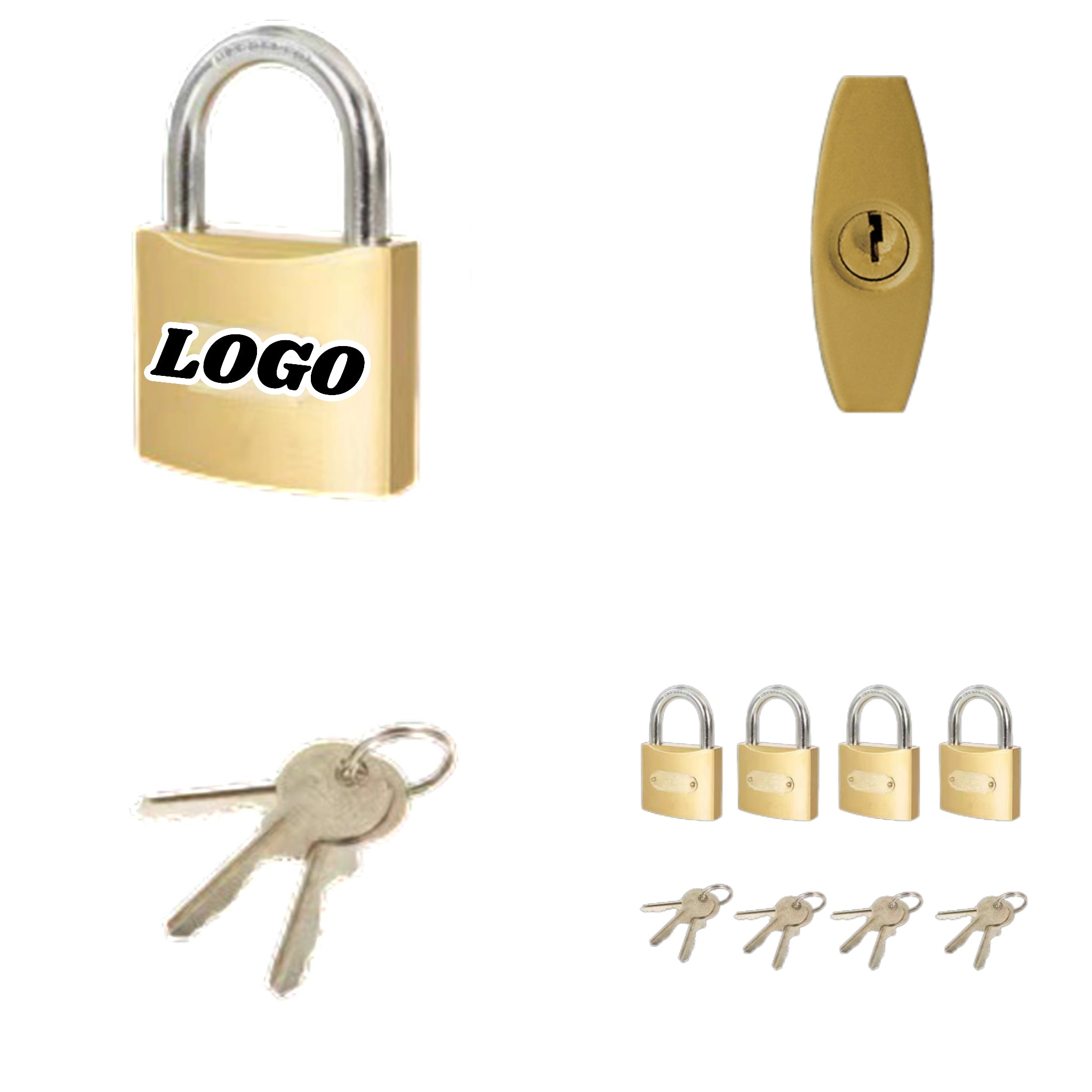 Iron Hanging Padlock For Daily Use