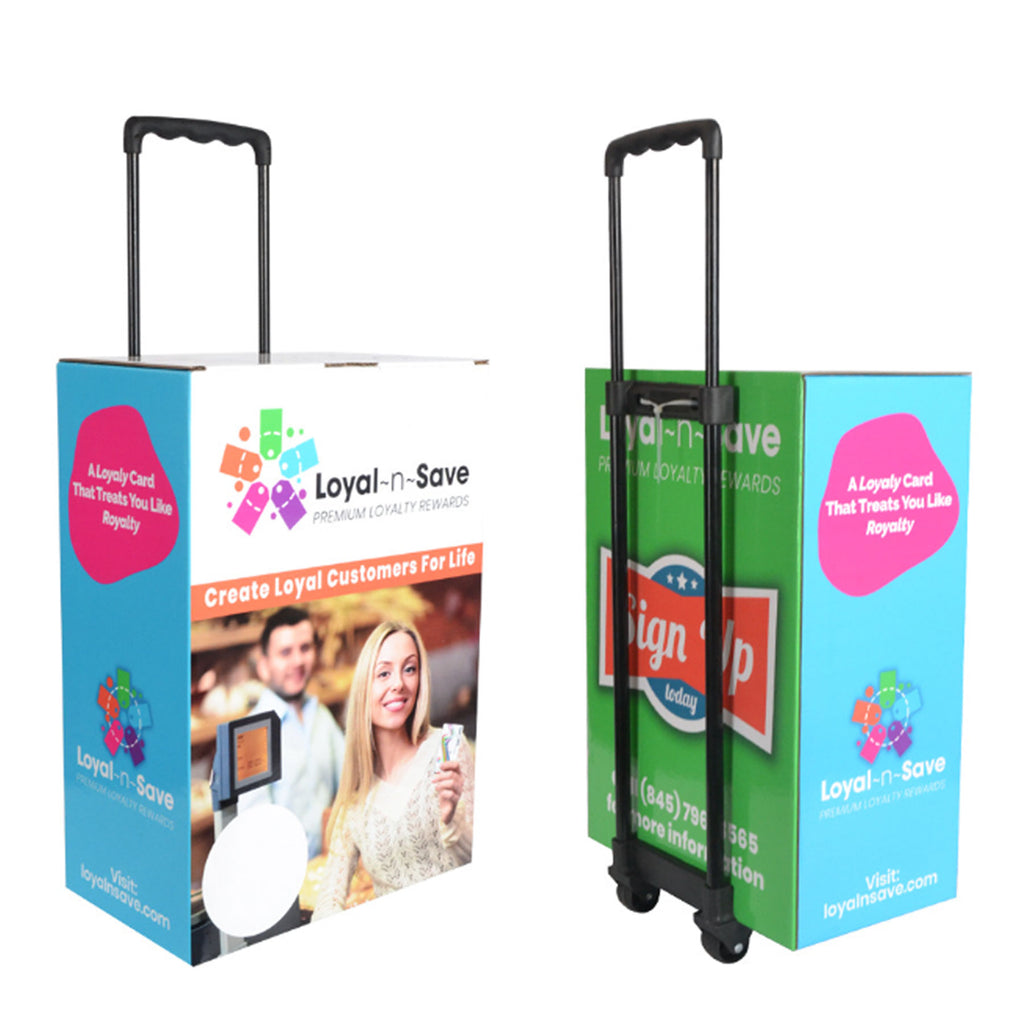Custom Full Color Printing Exhibition EXPO Cardboard Trolley