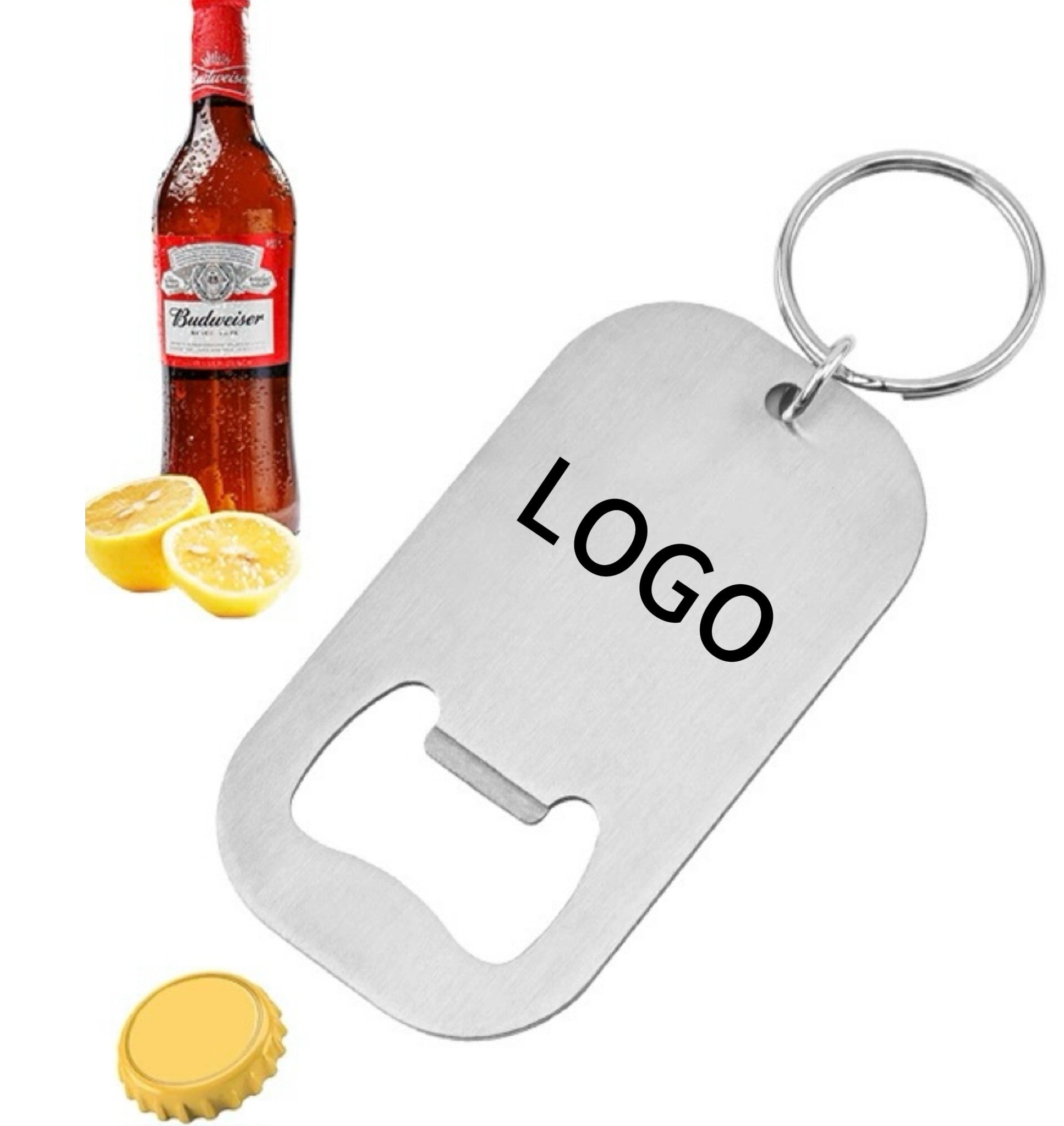 Stainless Steel Bottle Opener Keychain