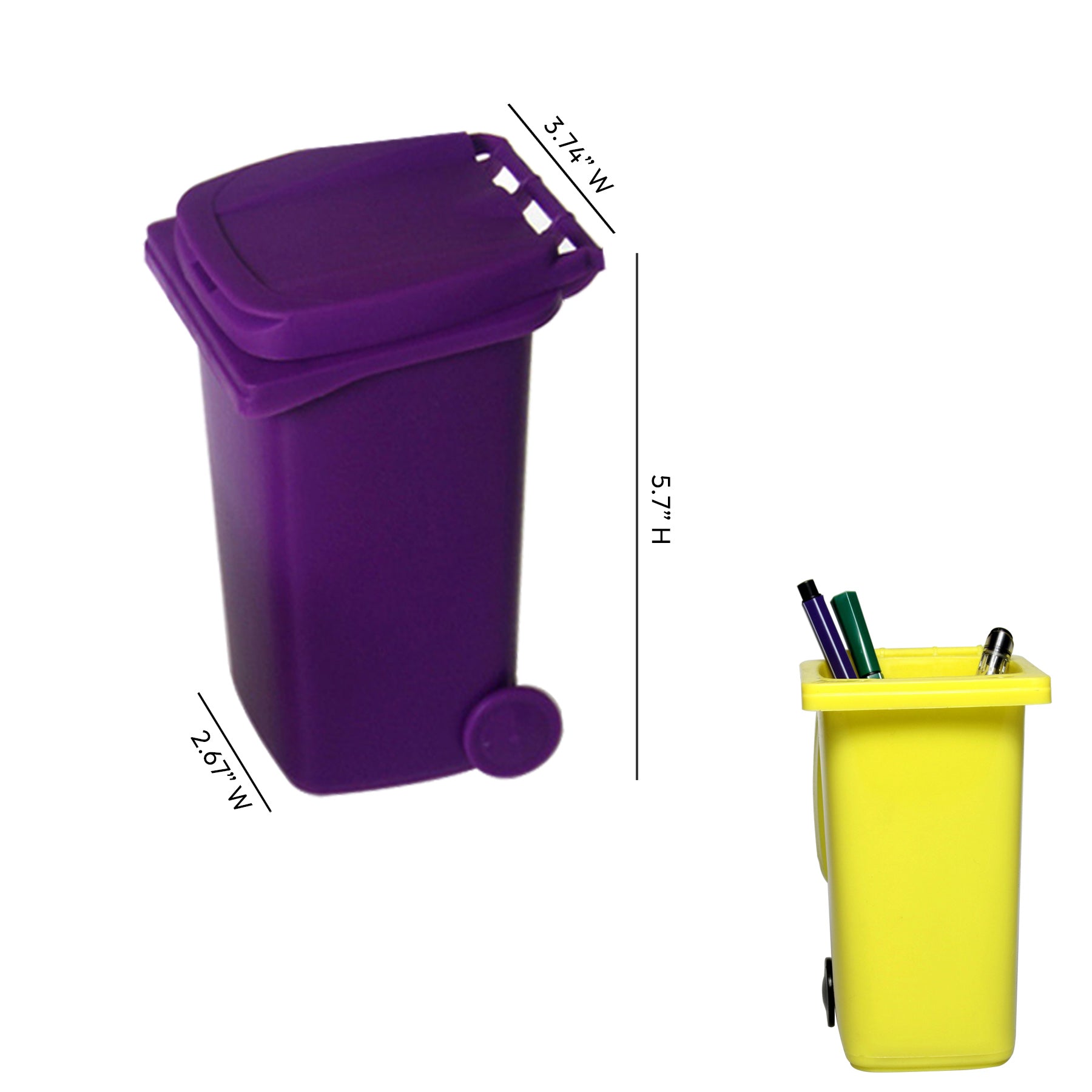 Trash Can Design Pen Holder