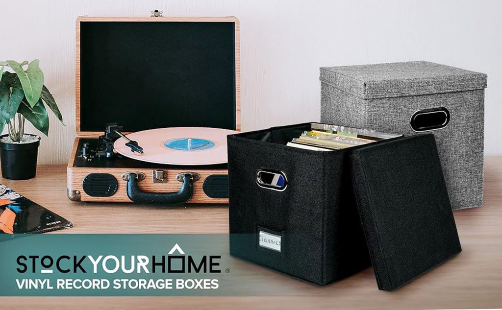 Vinyl Record Storage Box