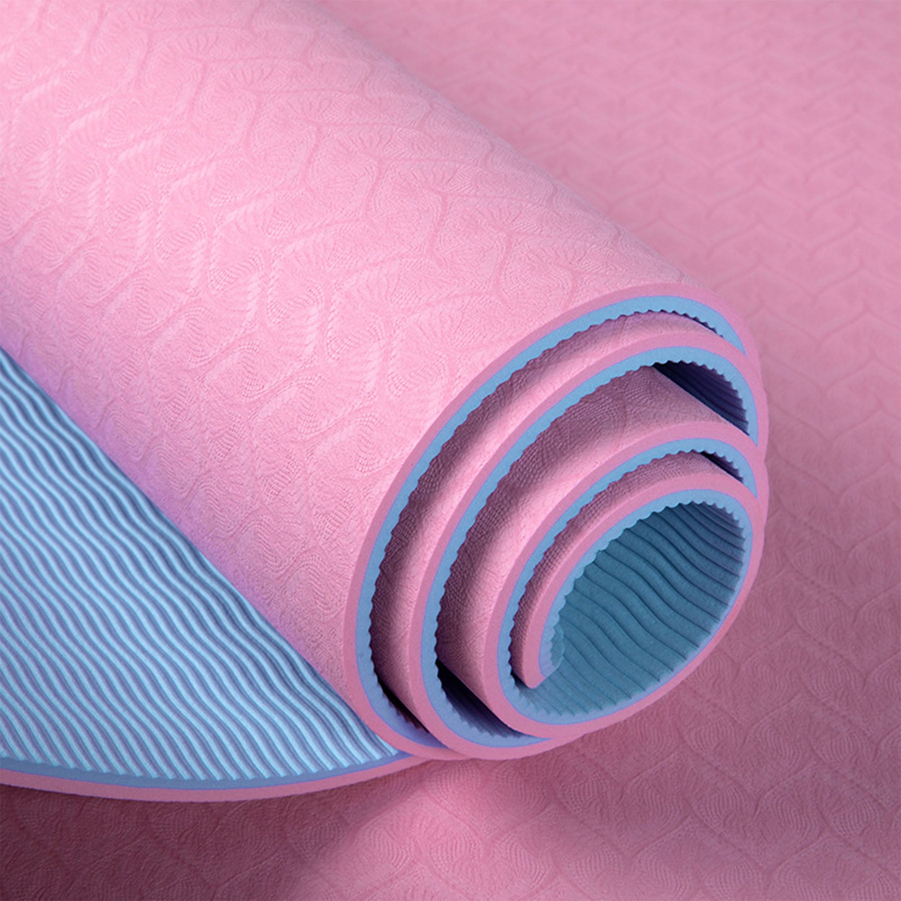 Two-Color Tpe Yoga Mat