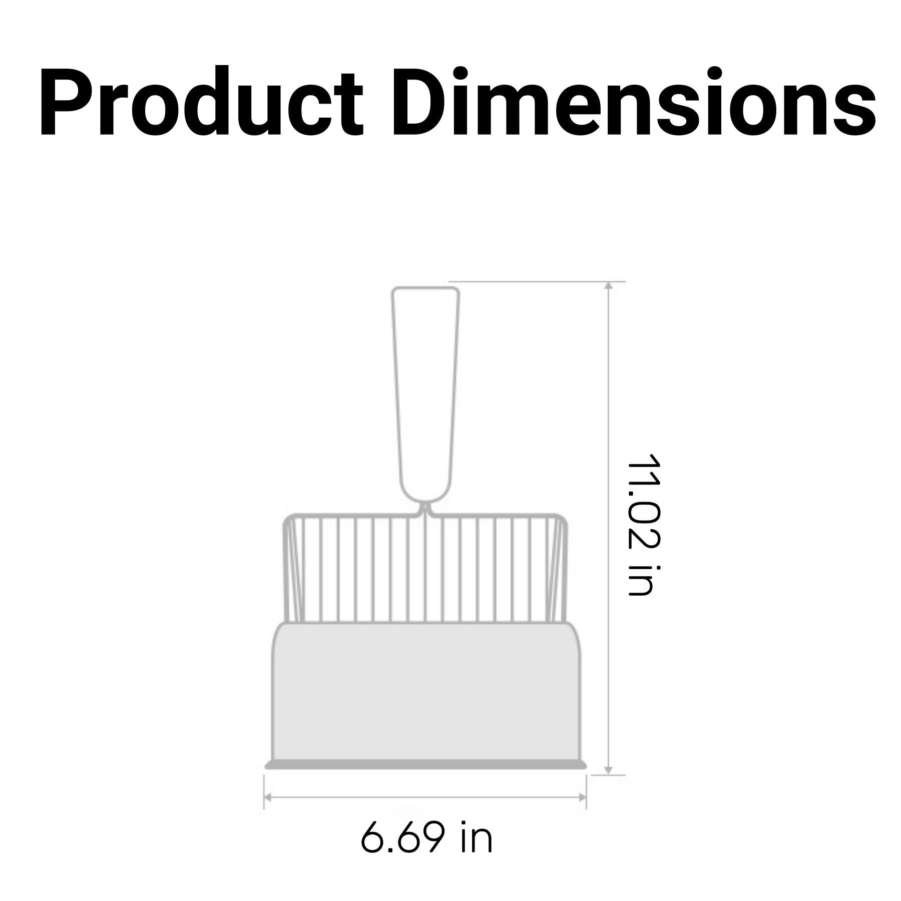 Solid Wood Cat Litter Scoop With Base