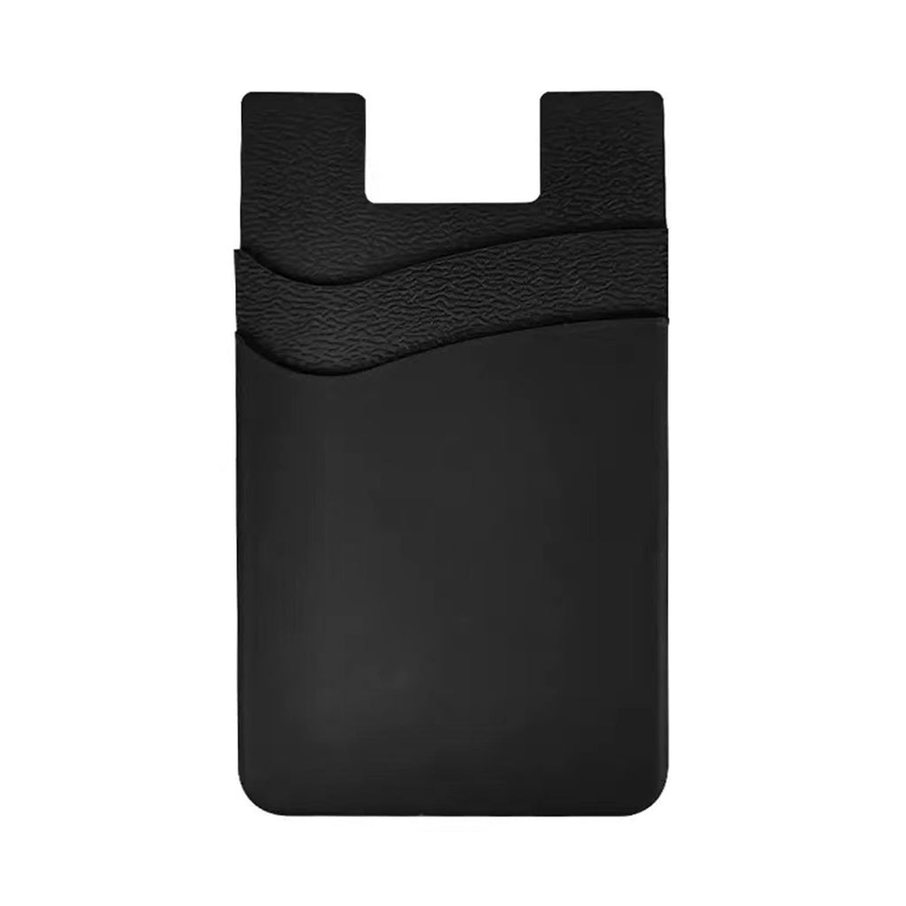 Silicone Double - Layer Phone Card Holder Back Sticker