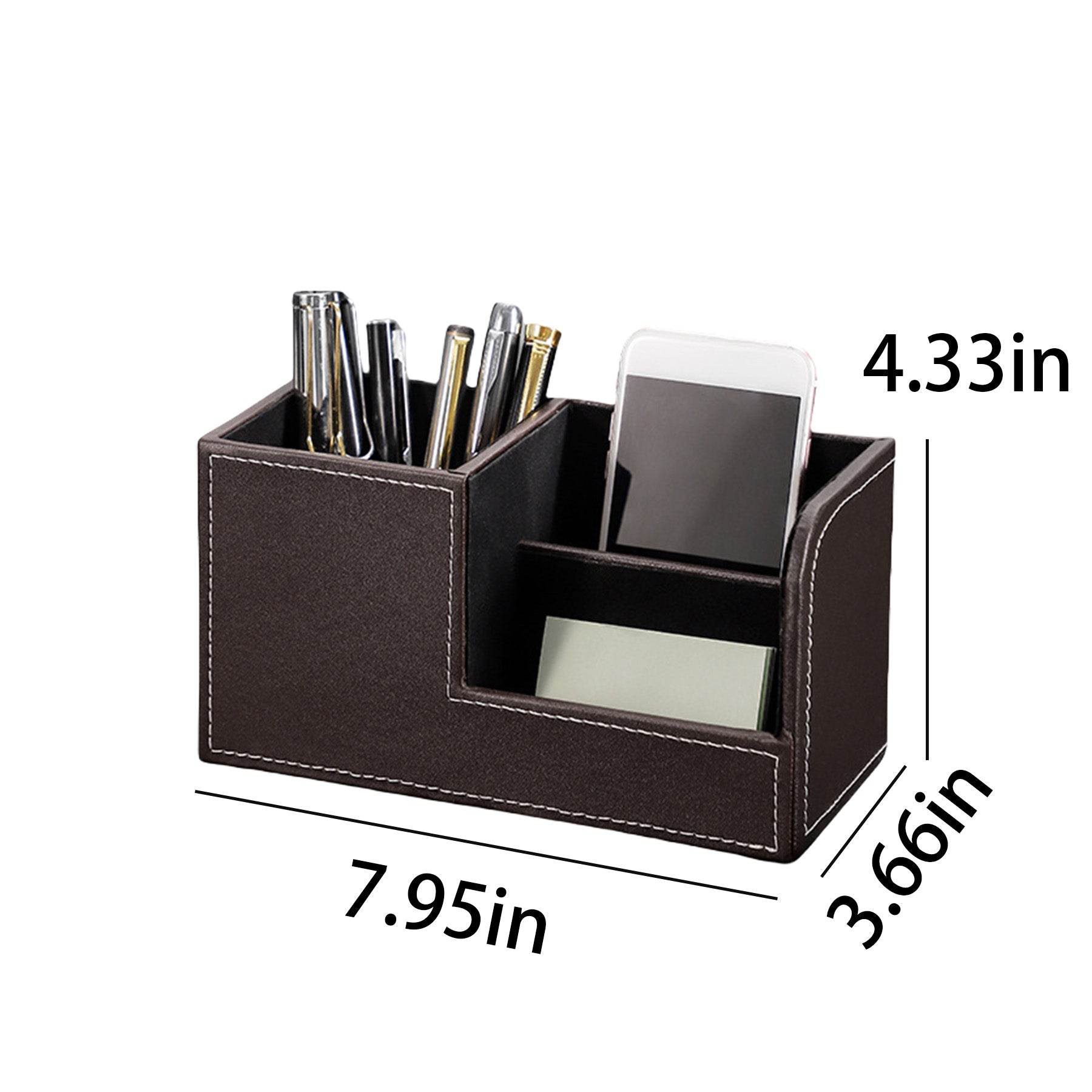 Leather Pen Holder Organizer