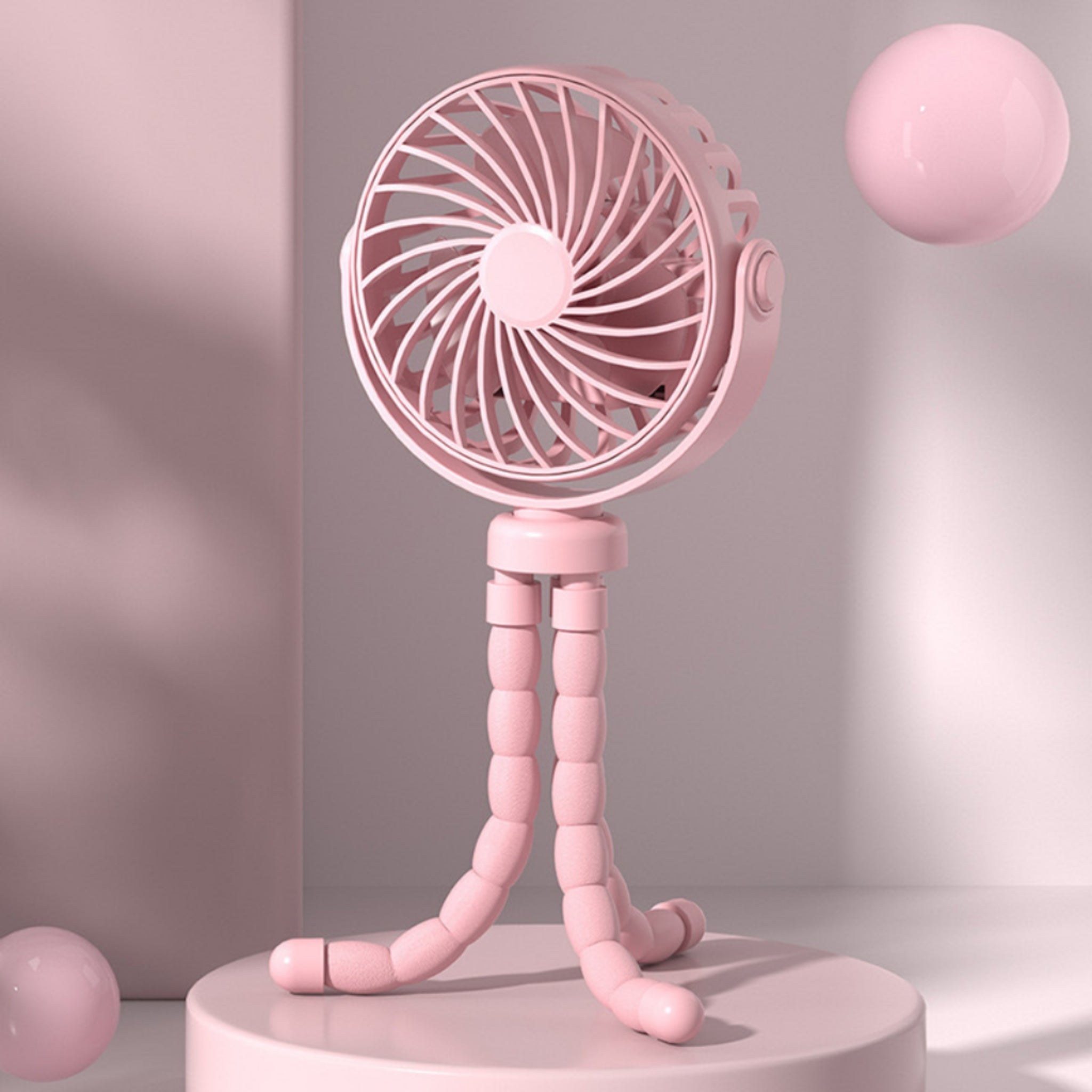USB Charged Lithium Battery Octopus Mini Fan