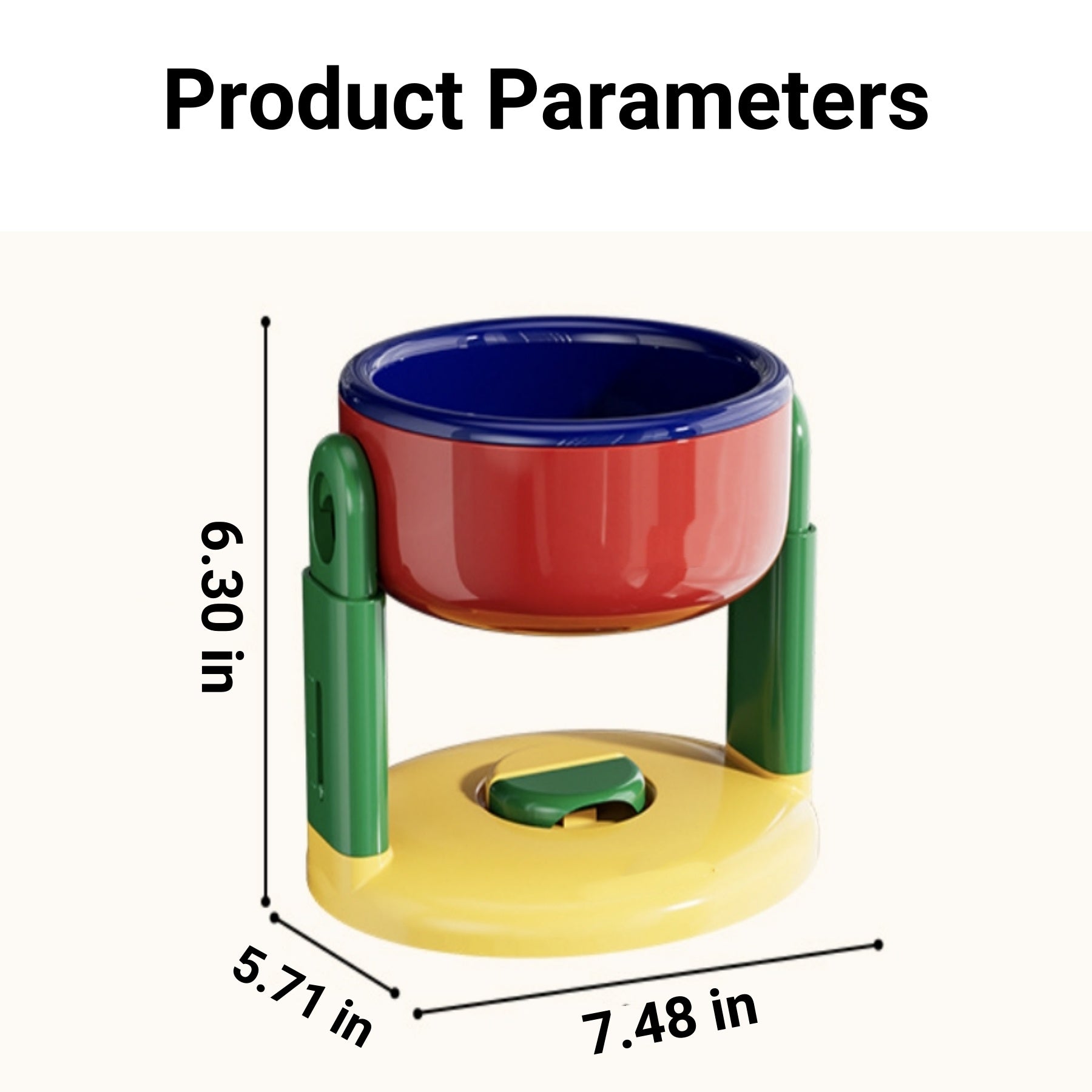 Adjustable Suction Cup Pet Bowl