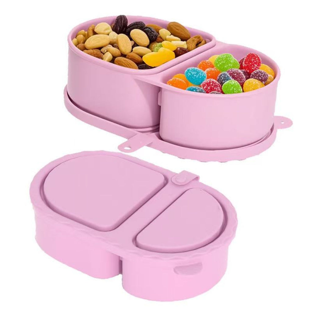 Double-Grid Silicone Food Container