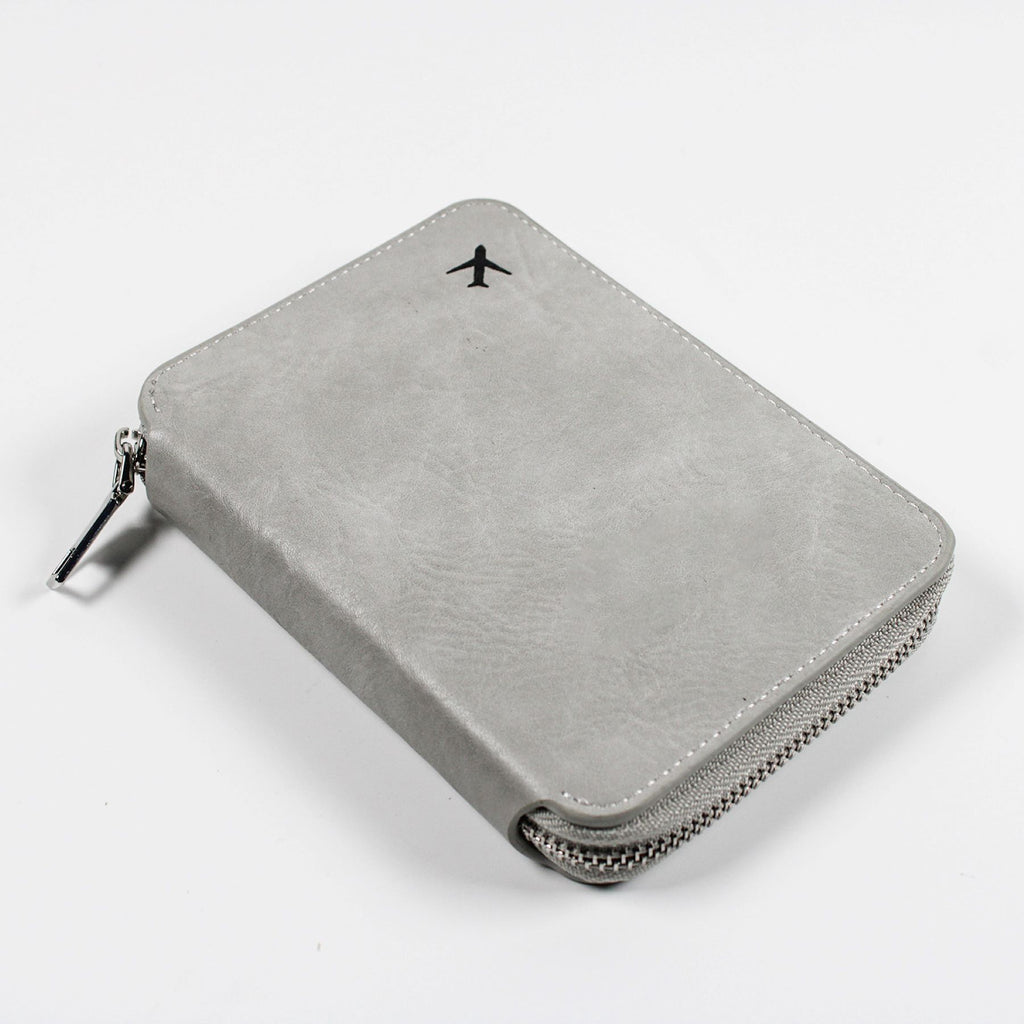 Compact Zippered Passport Pouch