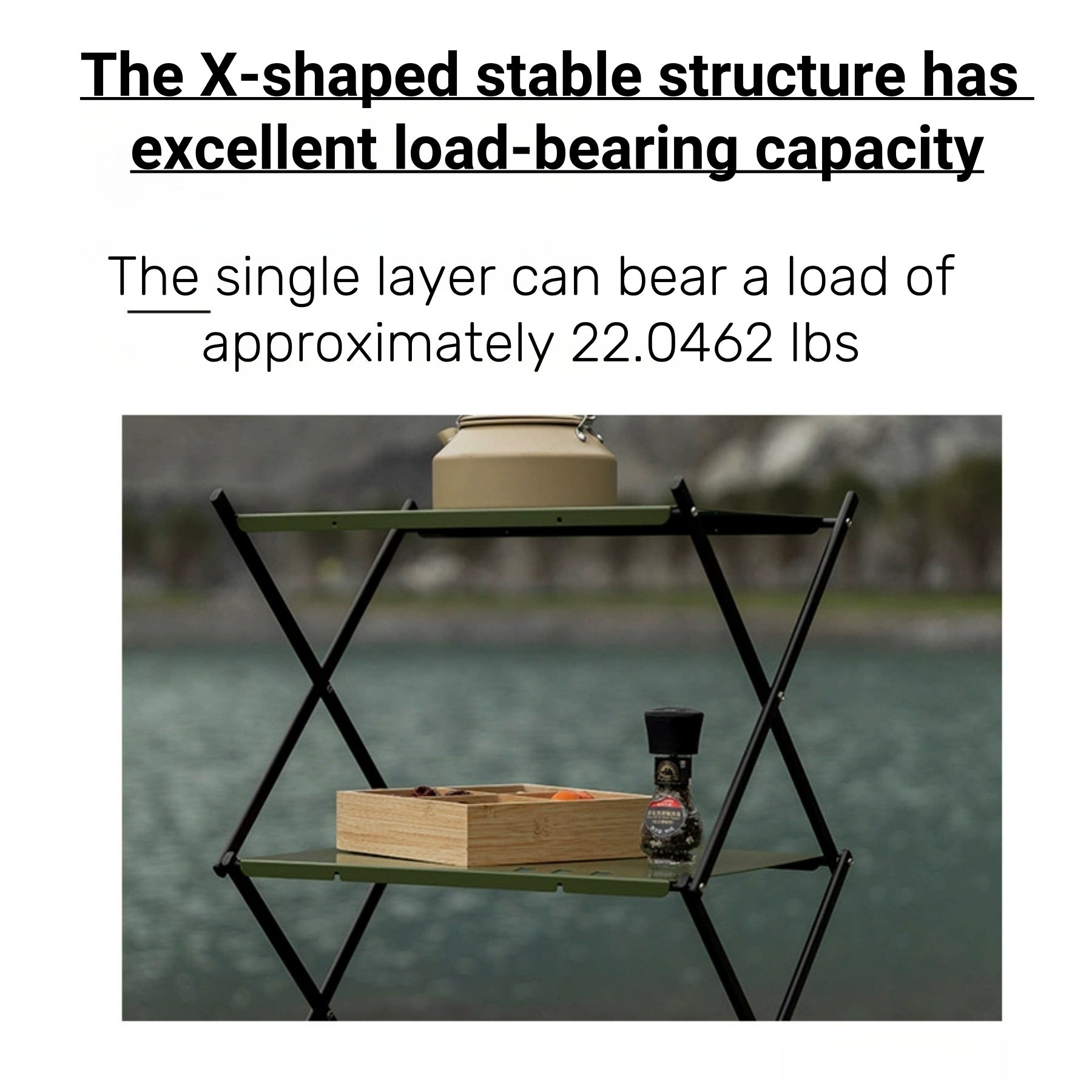 Outdoor Foldable Storage Rack