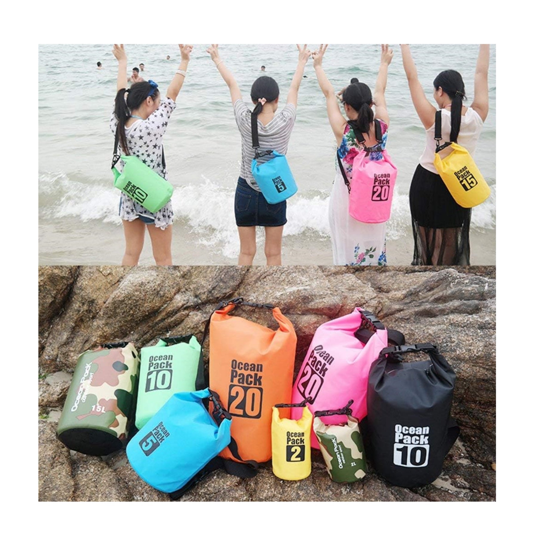 Floating Waterproof Dry Bag Backpack