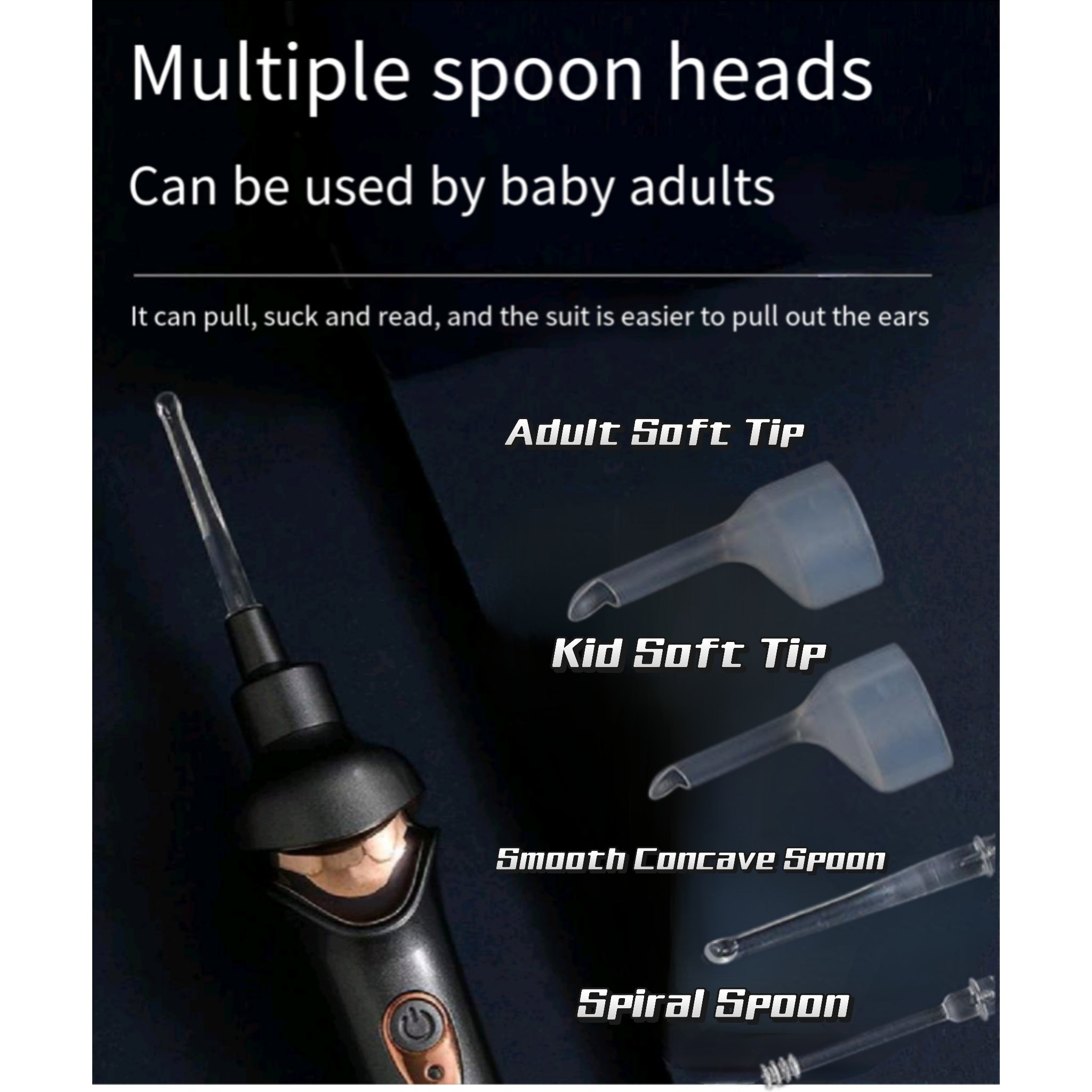 Portable Automatic Electric Vacuum Ear Wax