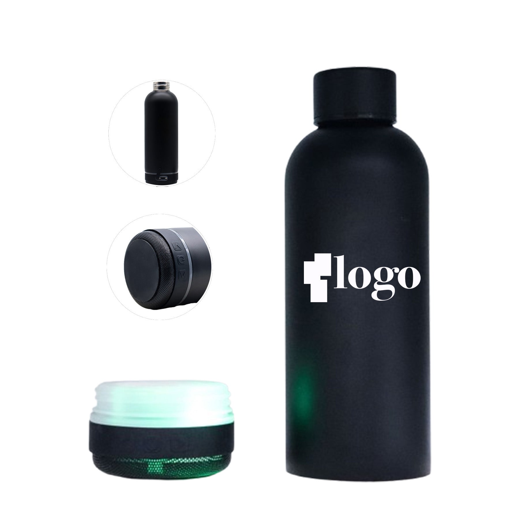 Rechargeable Bluetooth Speaker Stainless Steel Bottle