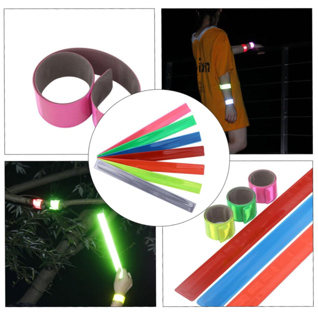 Snap Bracelets Reflective Armbands Slap Bands