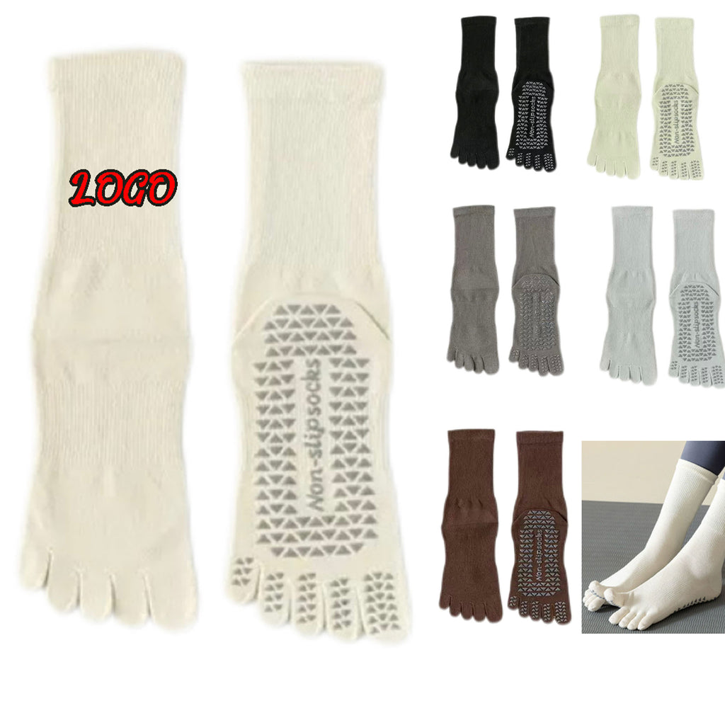 Cotton Five Toe Non Slip Socks Five Finger Socks Yoga Socks