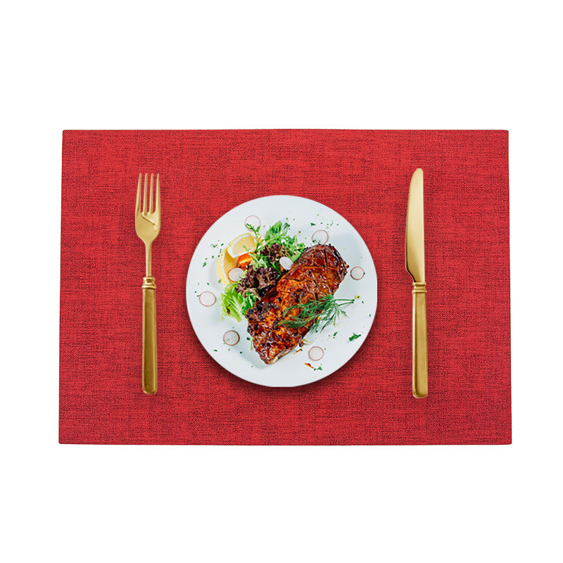 Cloth Leather Table Mat