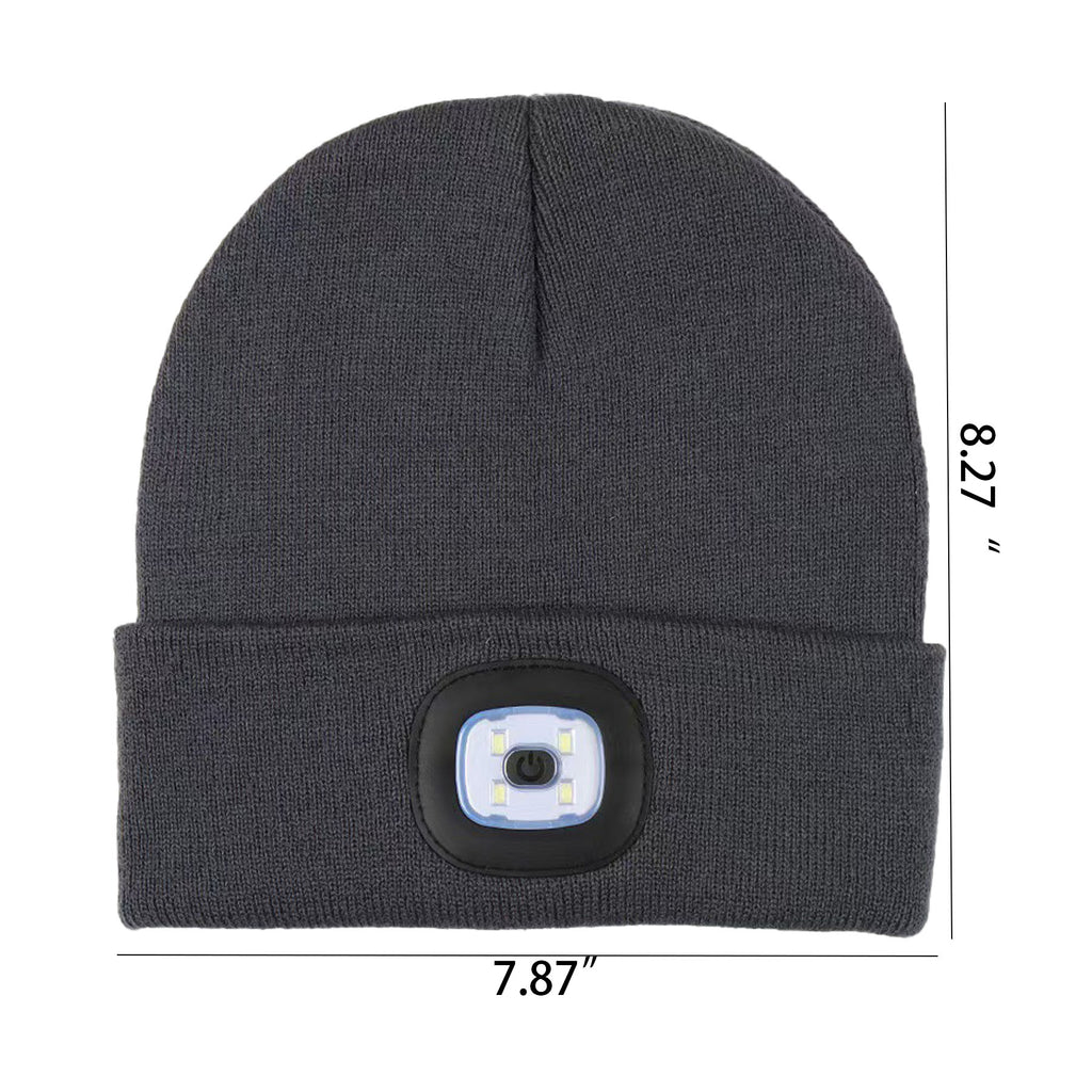 Outdoor LED Lighted Knitted Hat