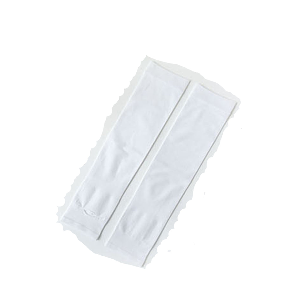 Solid Color Men's and Women's Ice Silk Sleeves for Summer UV Protection