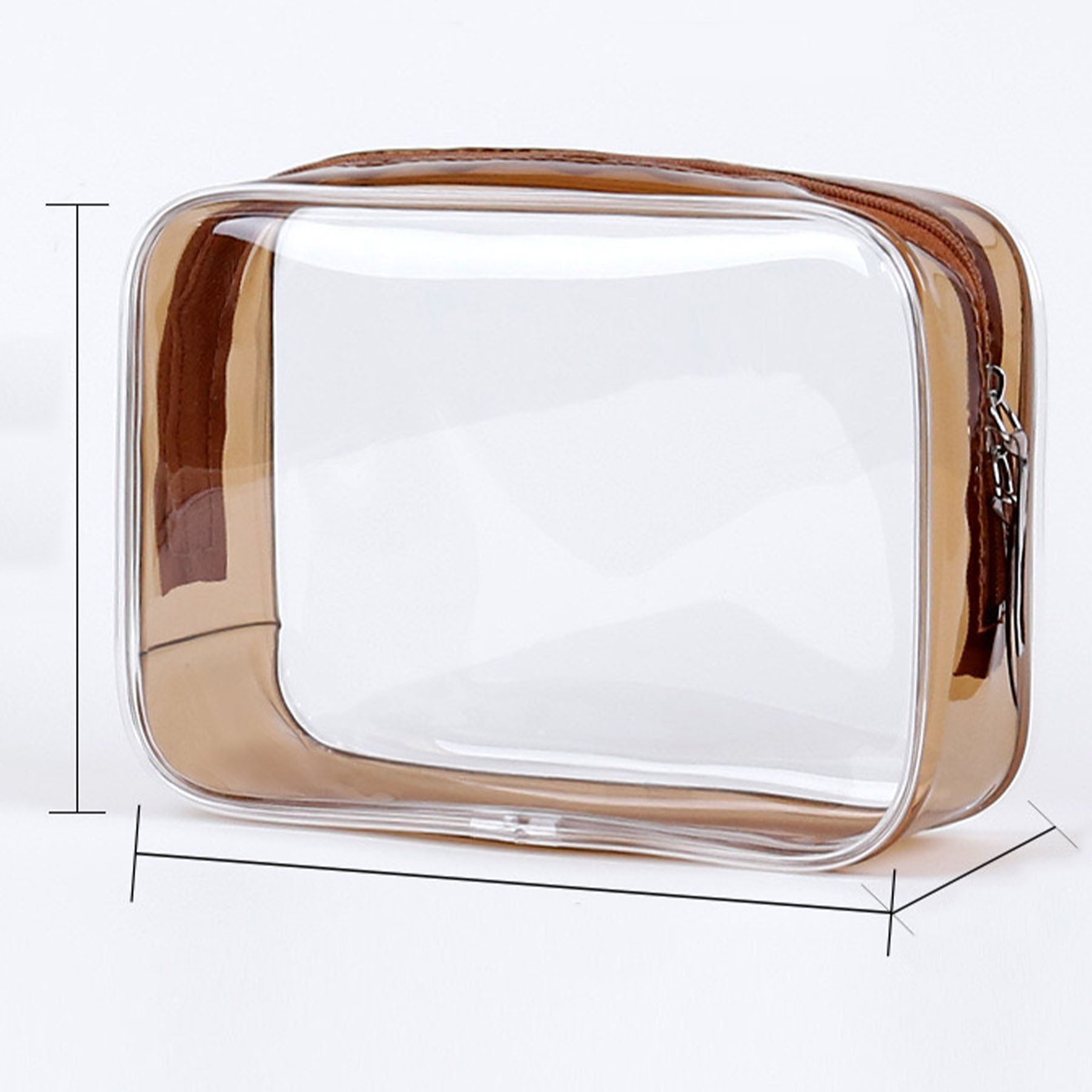 Waterproof PVC Makeup Bag - Stylish Cosmetic Organizer