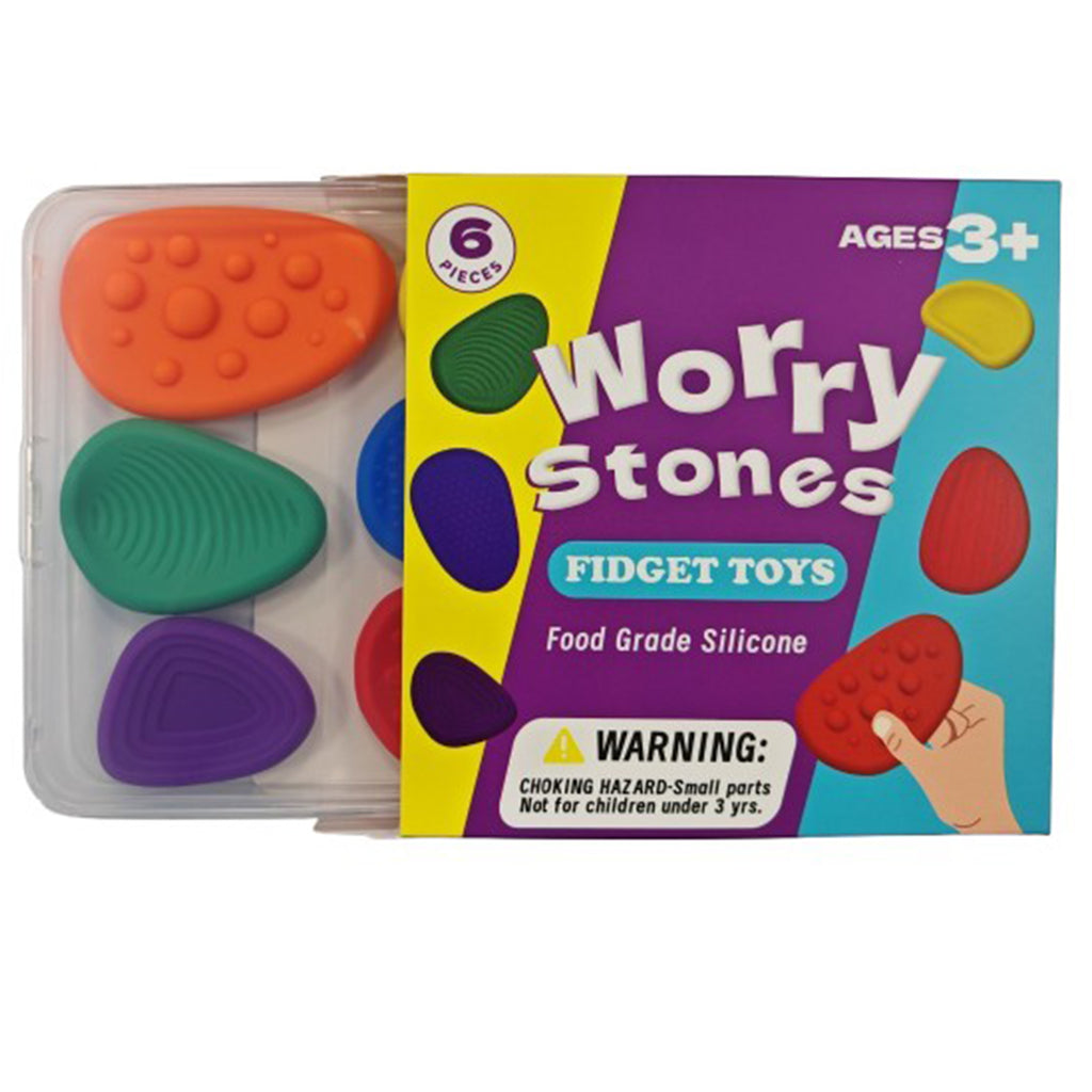 Silicone Sensory Stone Set (6 Pieces)