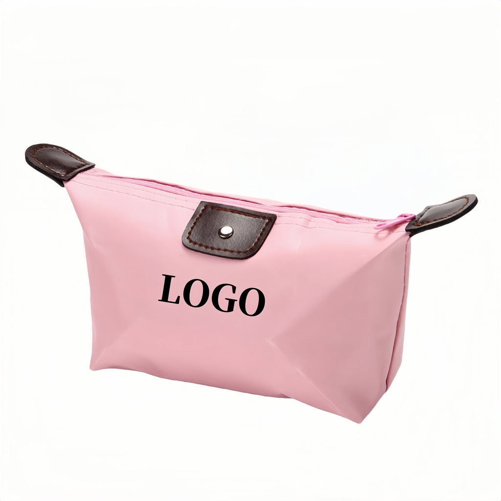 Candy - Colored Nylon Foldable Dumpling - Shaped Makeup Bag