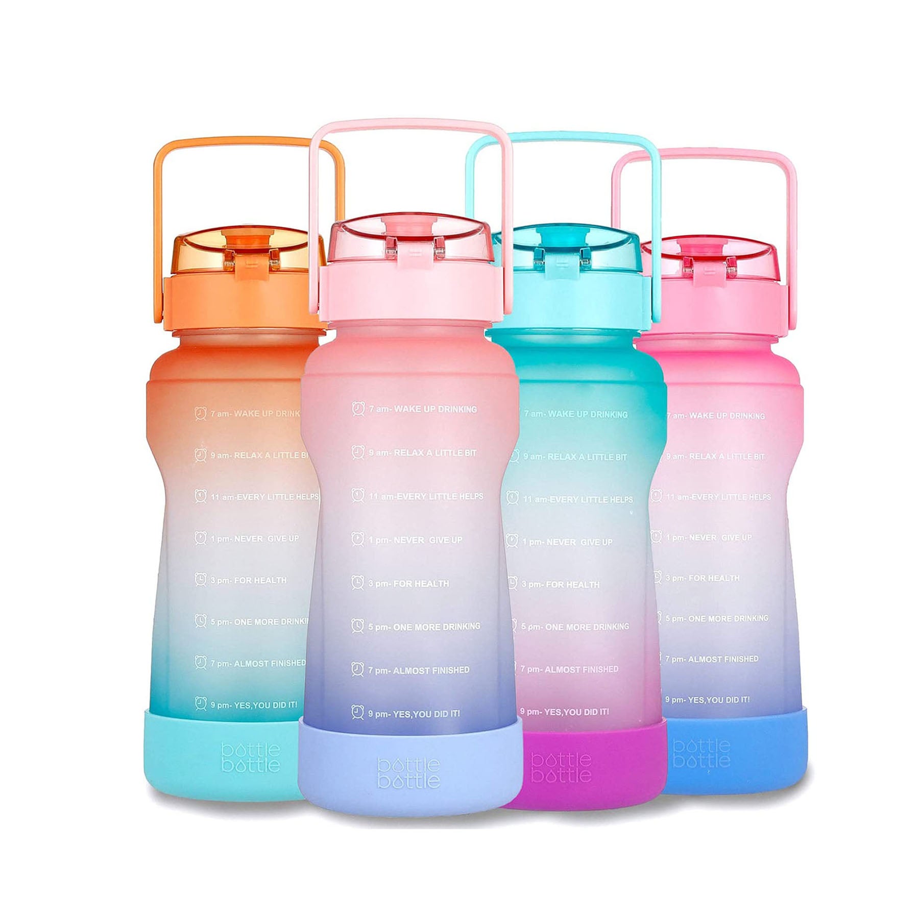 Half Gallon Water Bottle With Time Marker