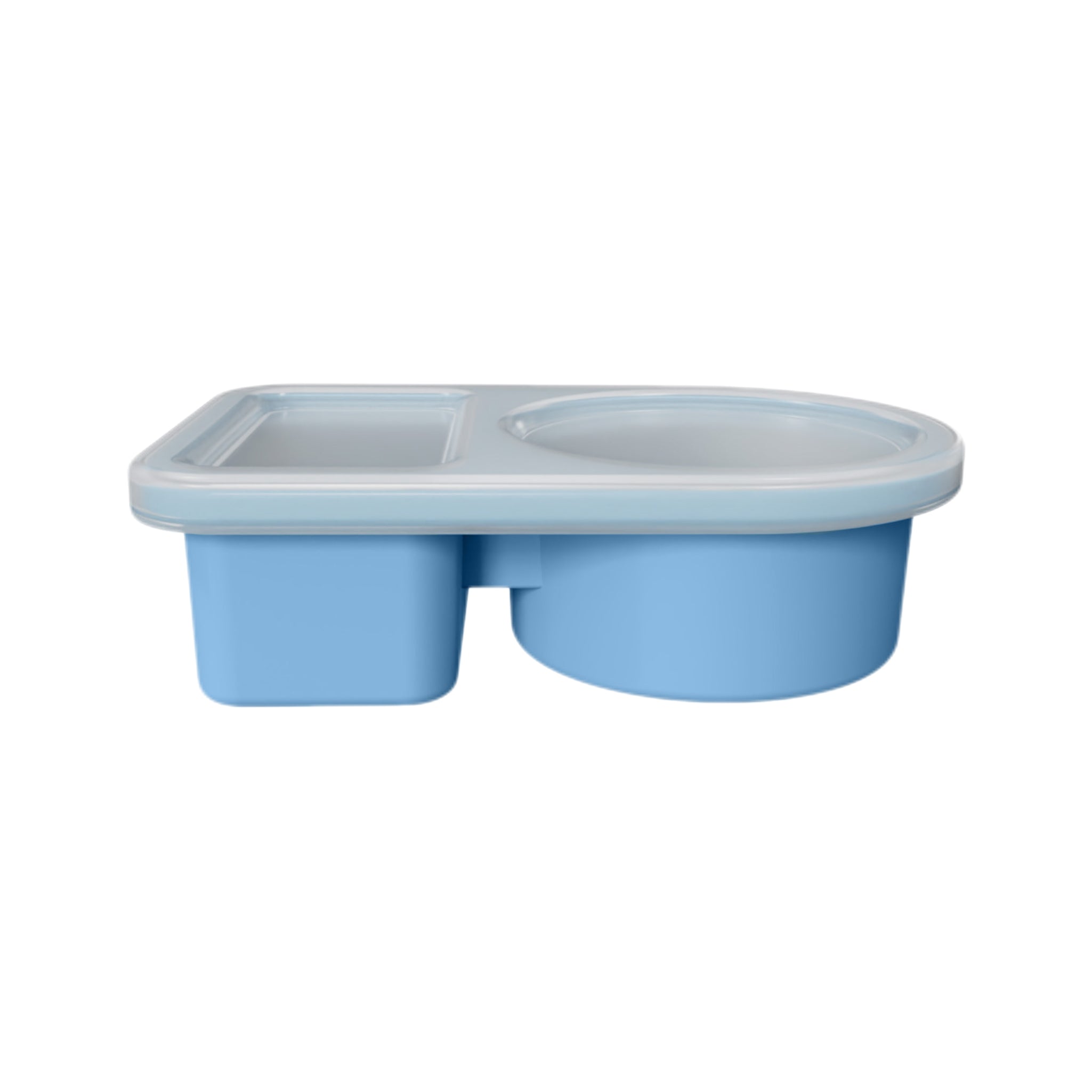 Portable Divided Silicone Snack Container